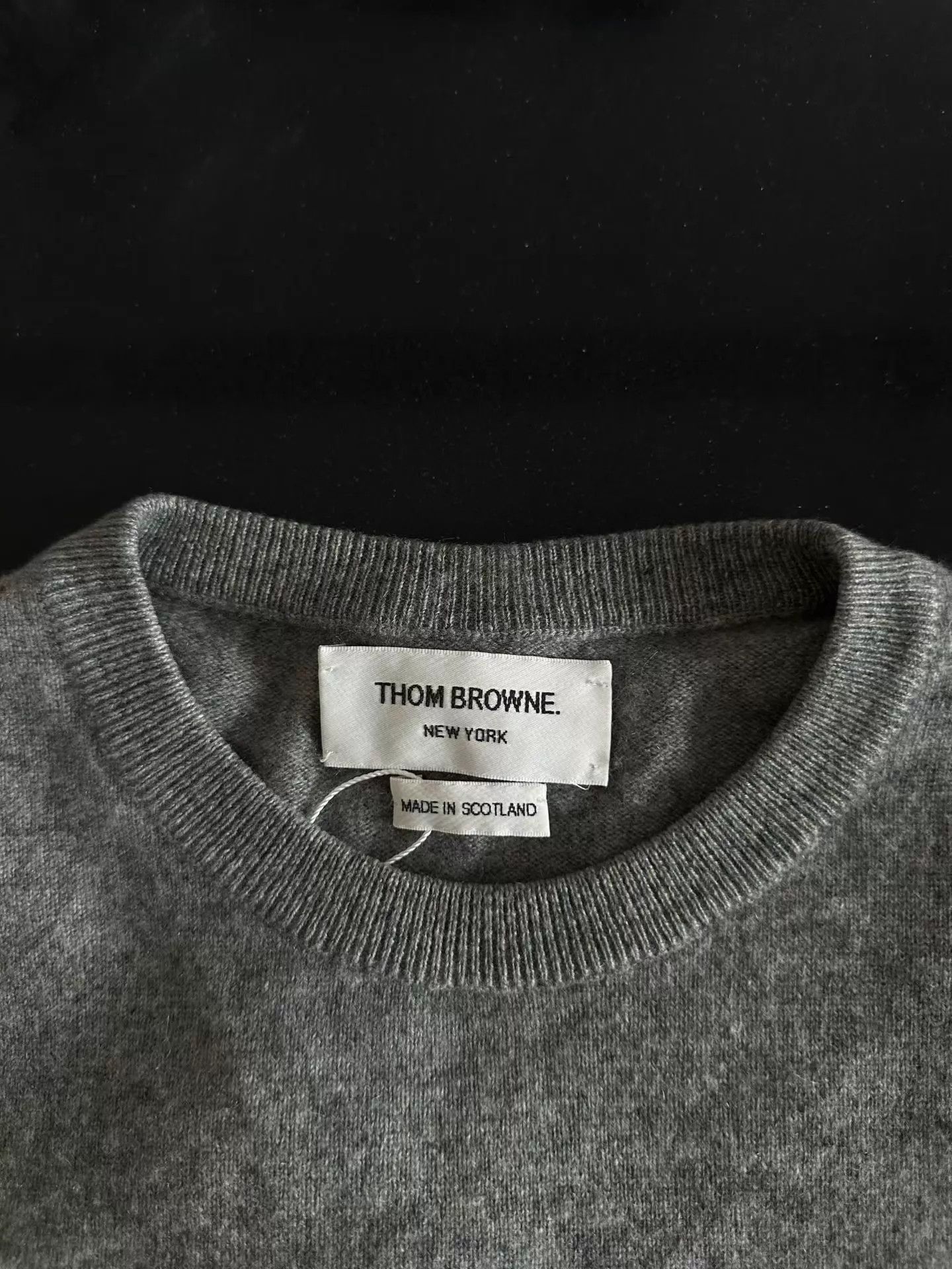 Thom Browne Thom Browne Gray Cashmere Sweater Size 1 98 New Size S / US 4 / IT 40 - 3 Thumbnail