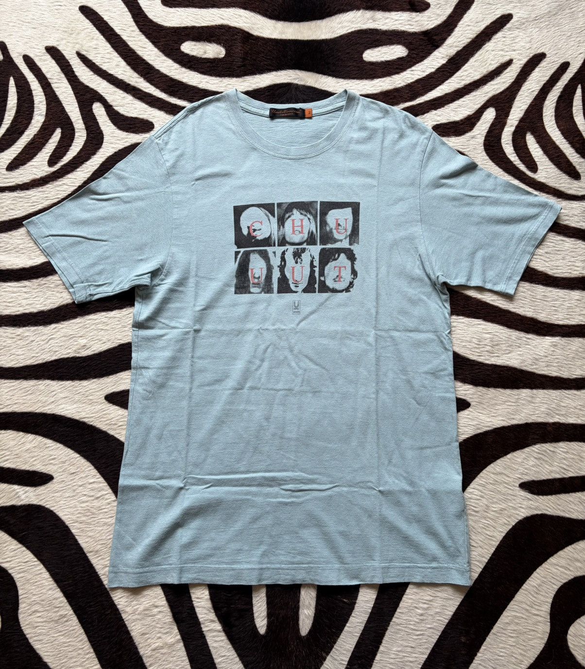 Undercover Undercover “T” era SS06 Chuuut faces T-shirt tee Size US M / EU 48-50 / 2 - 1 Thumbnail