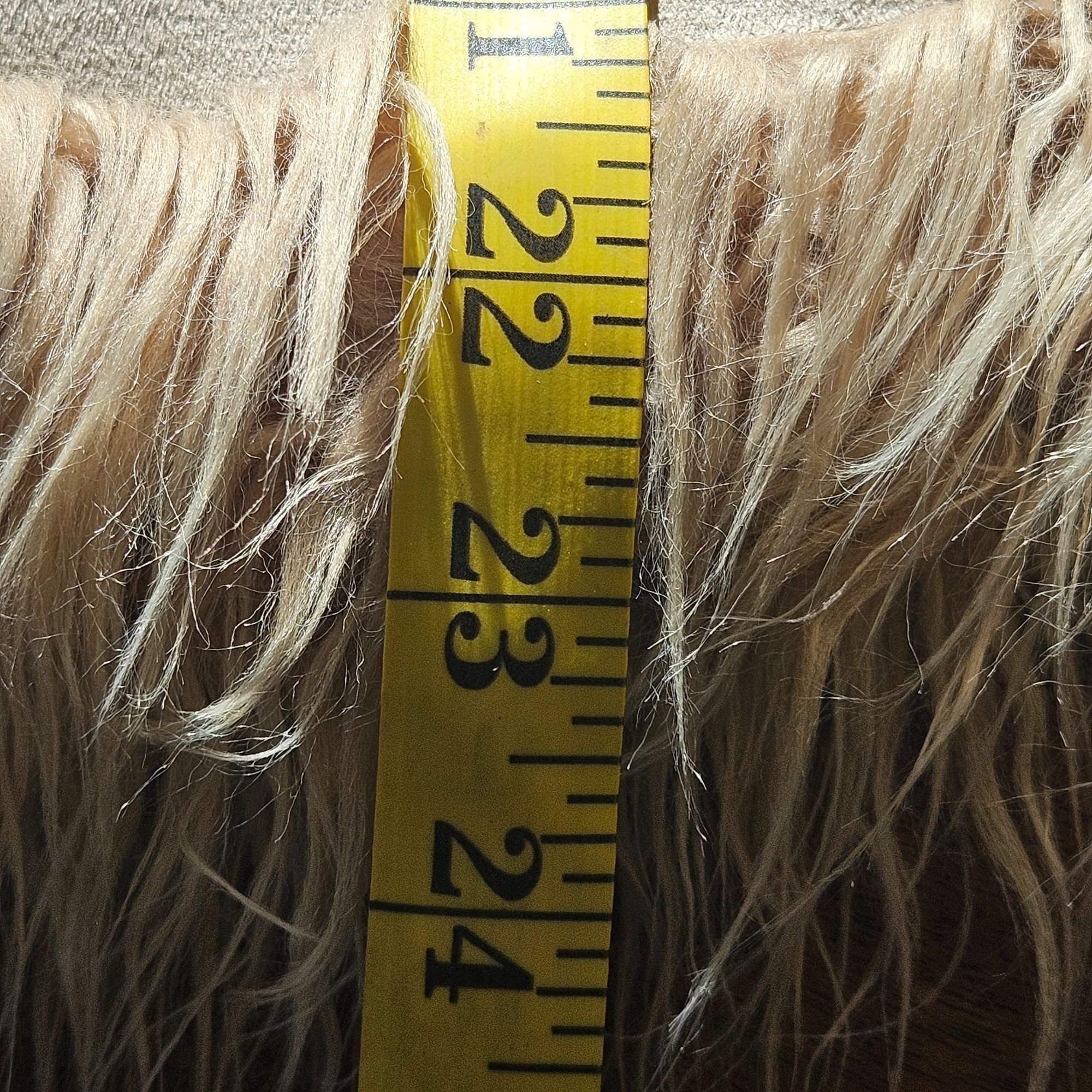 Other Vintage Boho Faux Fur Vest Women INC L Beige Shaggy 70s Fest Size L / US 10 / IT 46 - 11 Thumbnail