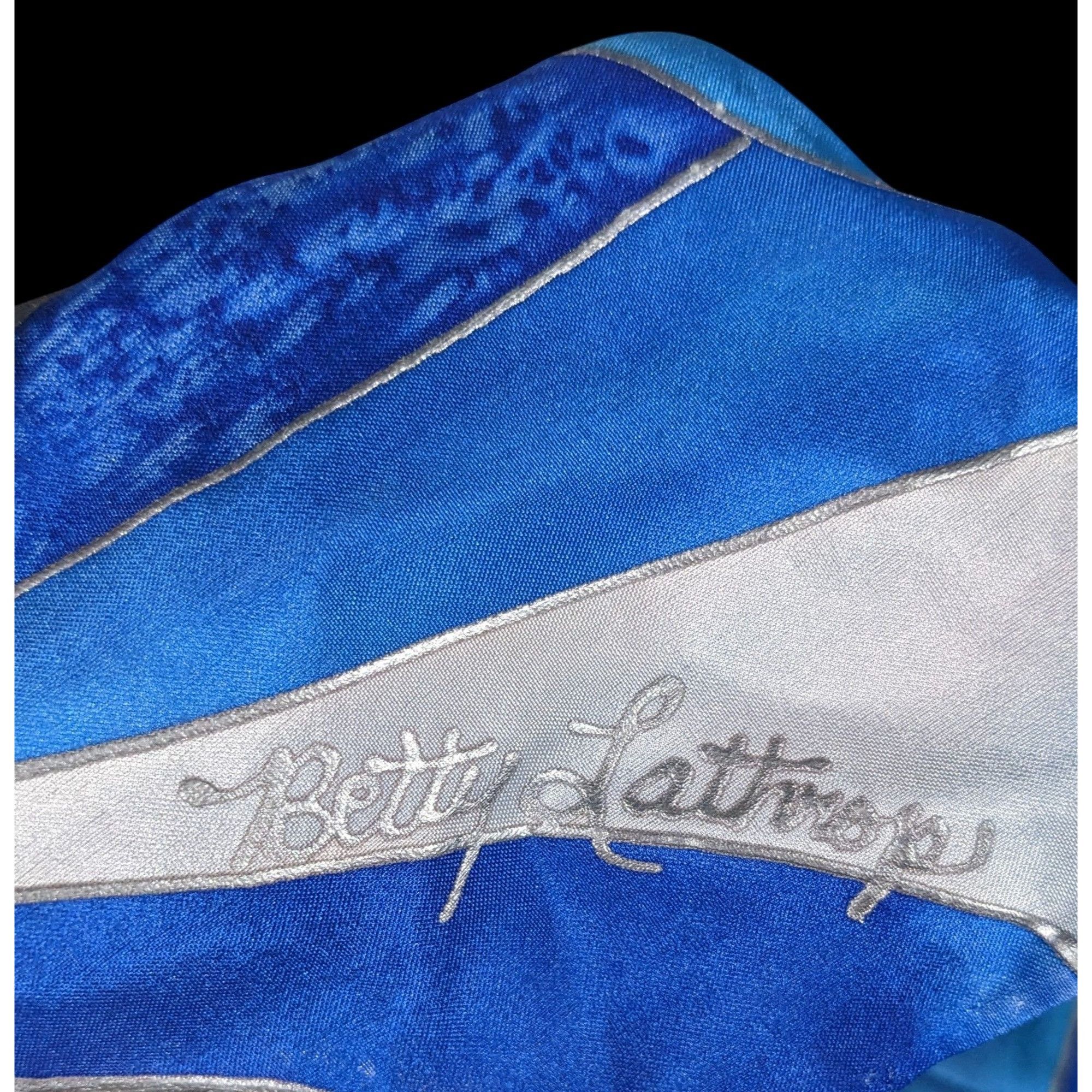 Other Vintage Hand Painted Betty Lanthrope Nautical Scarf Size ONE SIZE - 5 Thumbnail