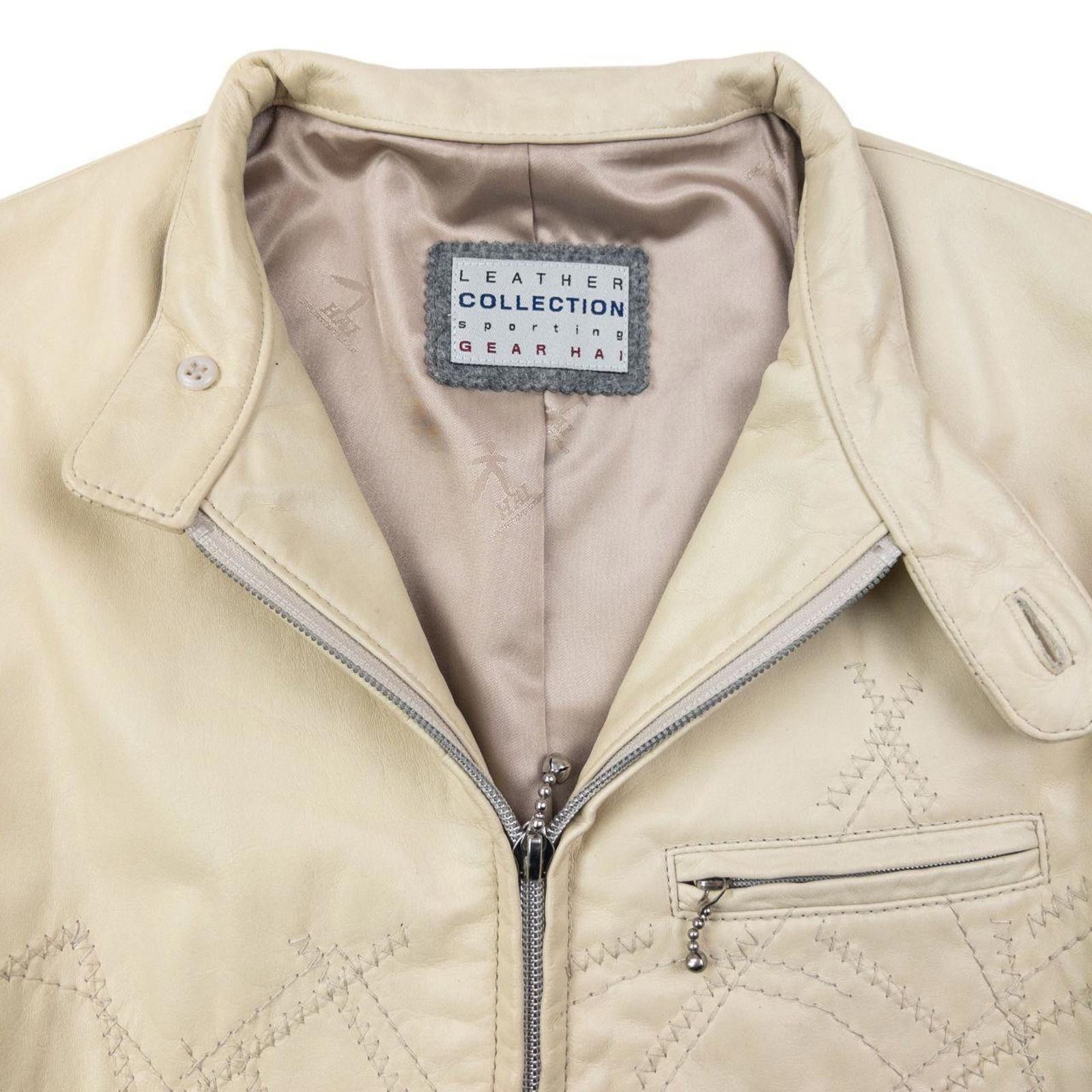 Issey Miyake Vintage 90s Hai Sporting Gear By Issey Miyake Leather Jacket Size US M / EU 48-50 / 2 - 3 Thumbnail