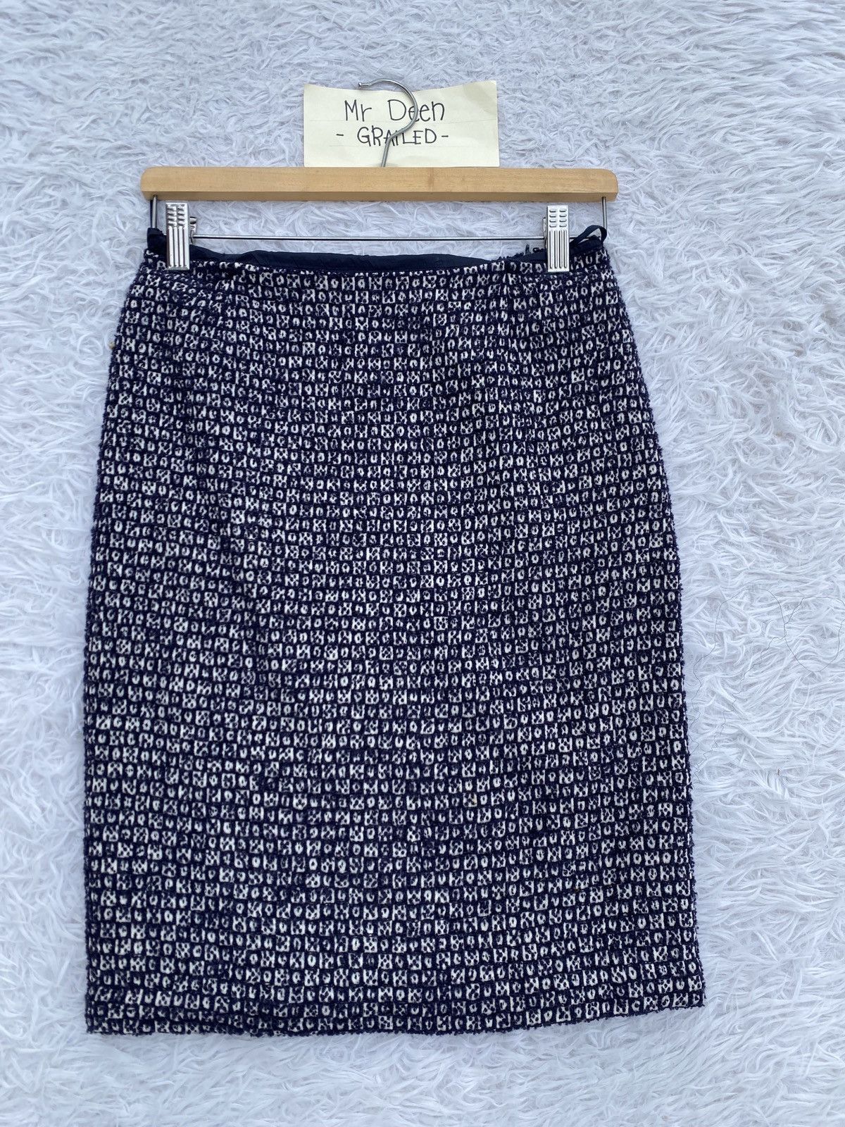 Jil Sander Rare Vintage JIL SANDER Knitted Skirt Size 27" / US 4 / IT 40 - 4 Thumbnail