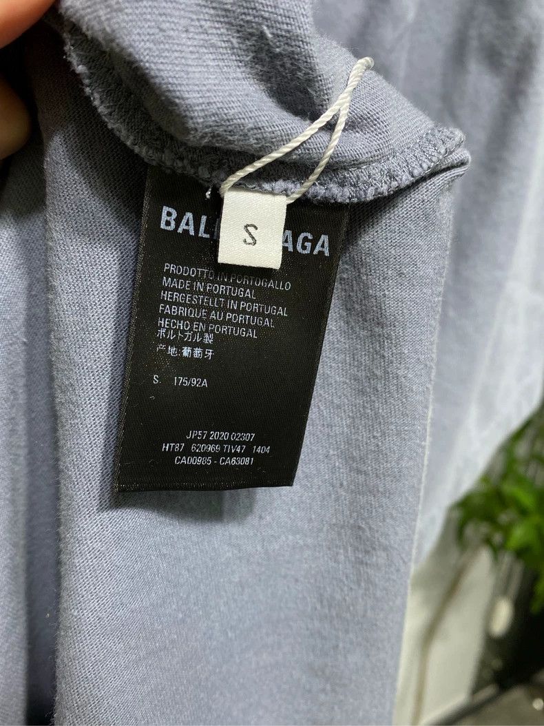 Balenciaga Balenciaga Short-sleeve T-shirt with band model portrait, Size US S / EU 44-46 / 1 - 4 Thumbnail