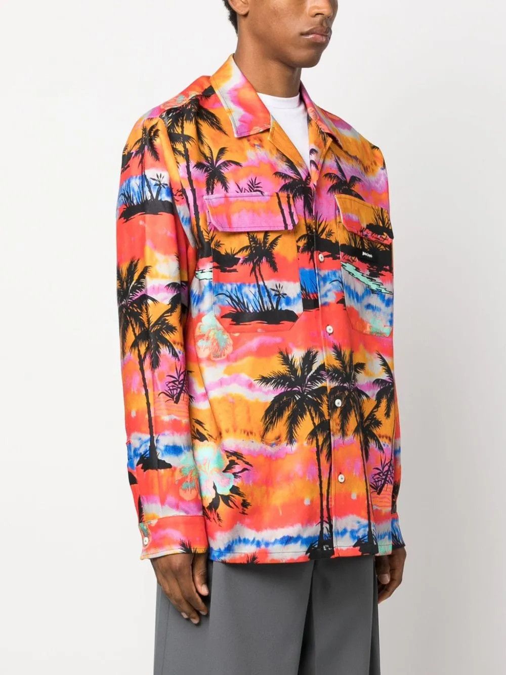 Palm Angels o1y0325 Patterned Shirt in Multicolor Size US S / EU 44-46 / 1 - 3 Thumbnail