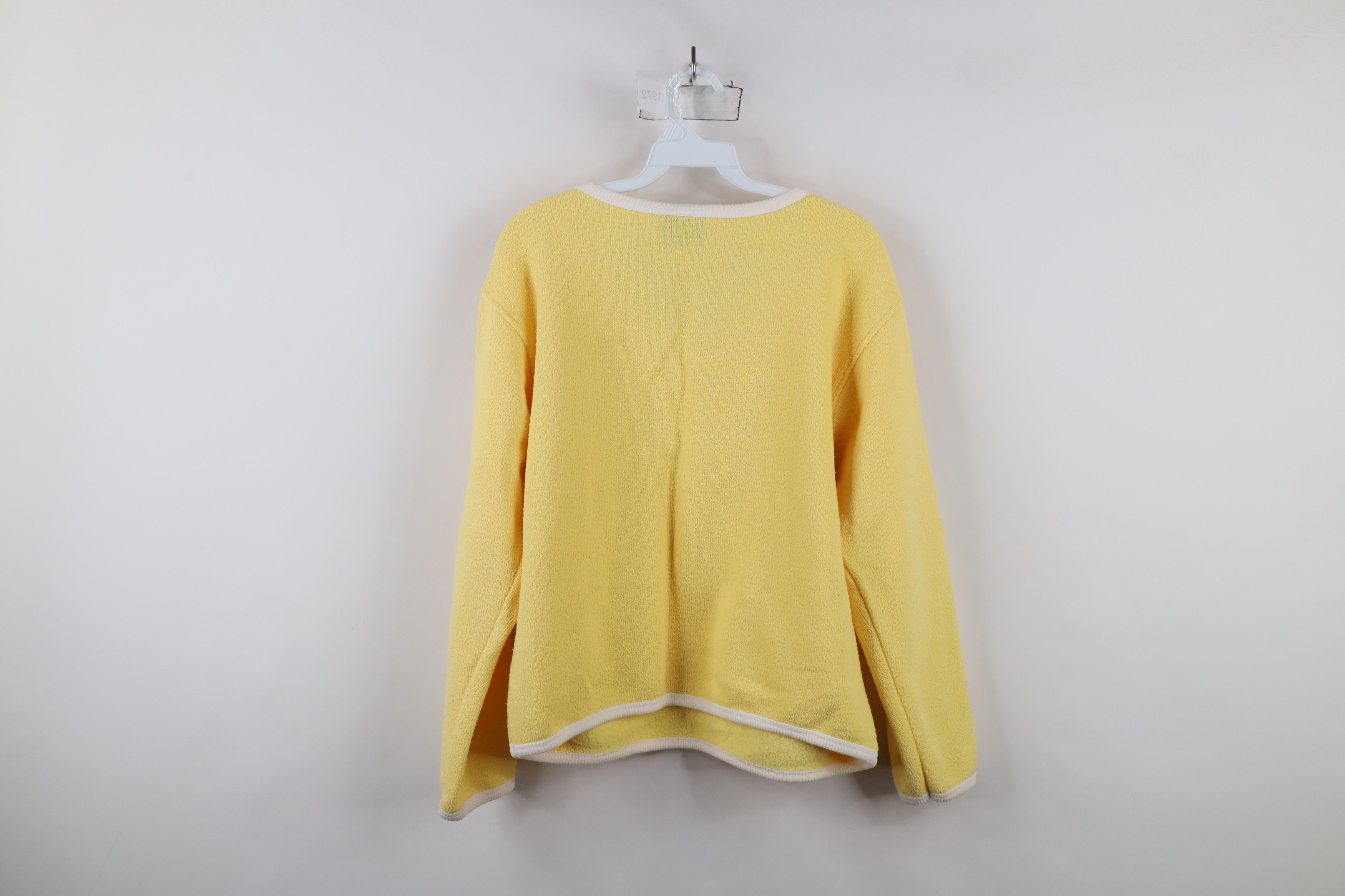 Vintage Vintage 90s Streetwear Terry Cloth V-Neck Sweatshirt USA Size L / US 10 / IT 46 - 8 Thumbnail