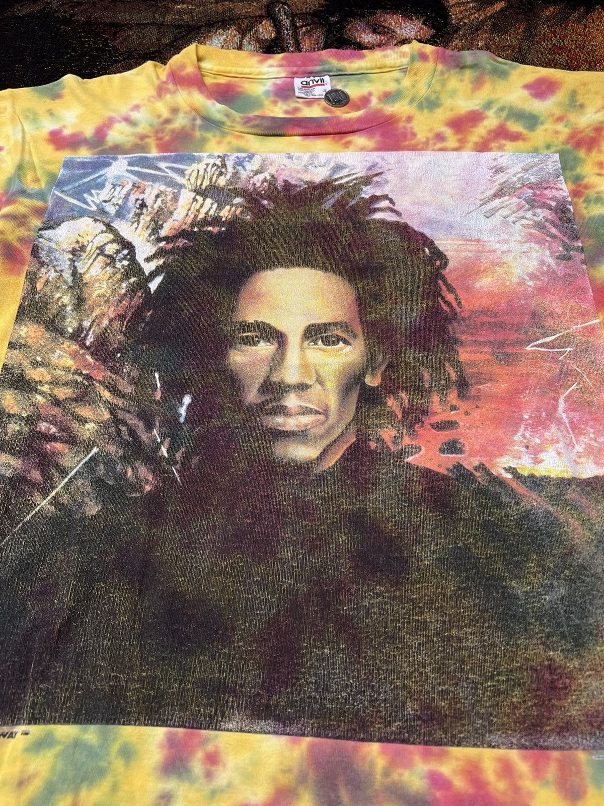 Band Tees Vintage '93 Bob Marley Natty Dread Album Cover Tee Size US L / EU 52-54 / 3 - 1 Thumbnail