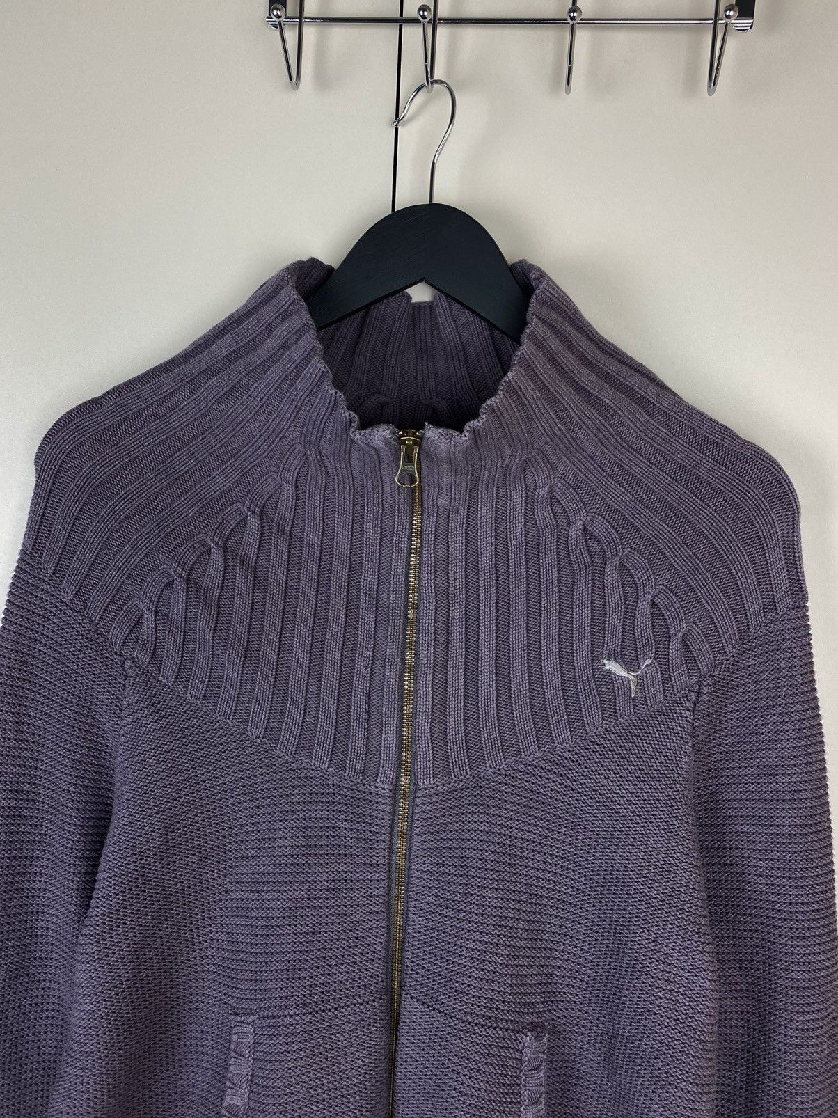 Puma Avant Garde Puma Knit Zip Sweater Japanese Style y2k Size M / US 6-8 / IT 42-44 - 3 Thumbnail