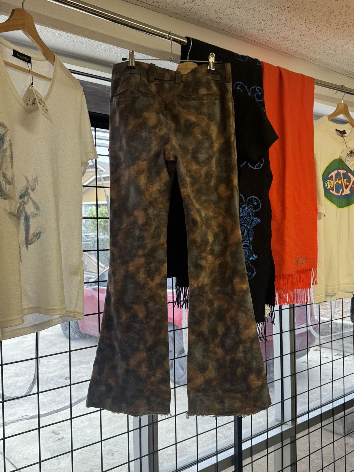 Tornado Mart Tornado Mart Floral Leopard Print Denim Size US 29 - 2 Thumbnail