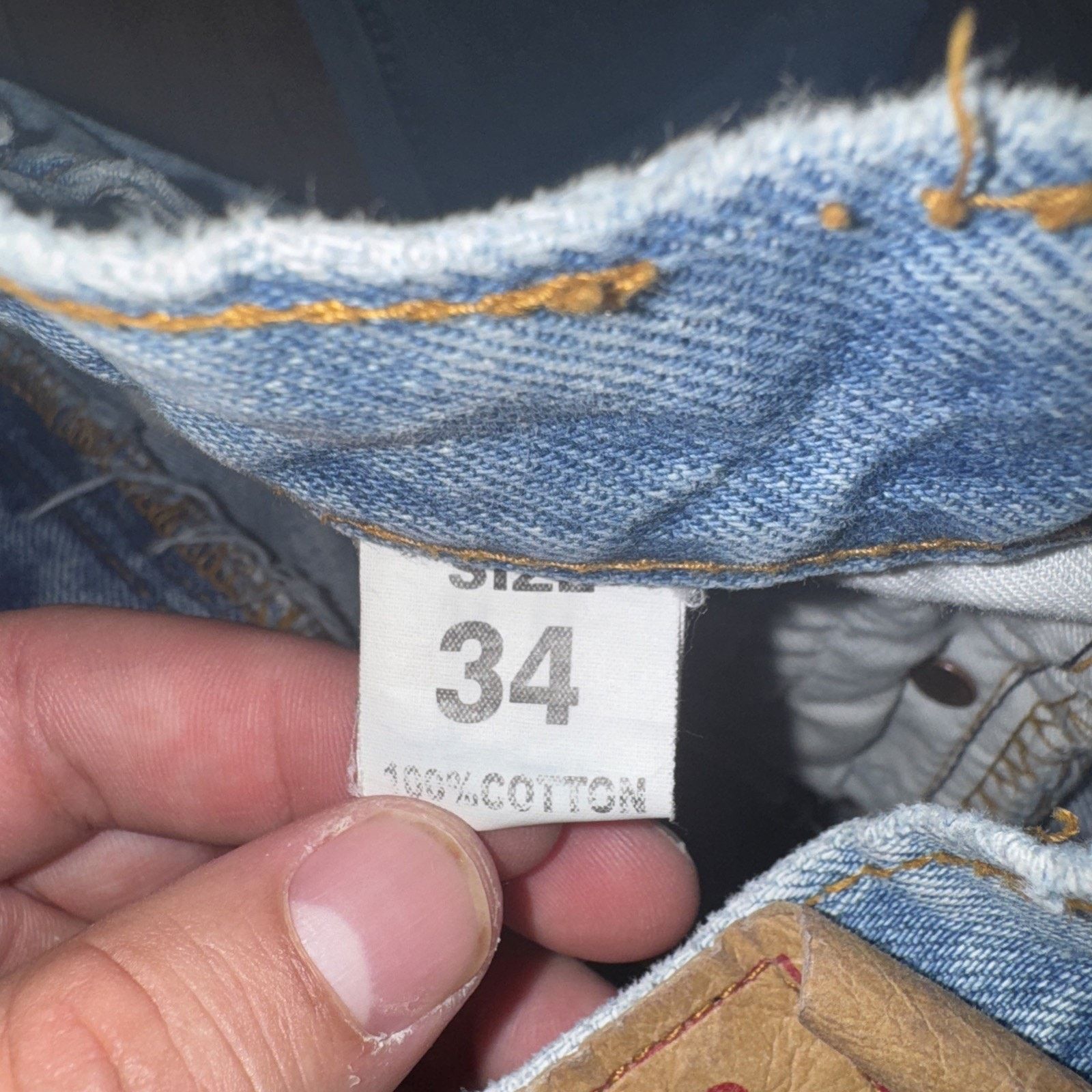 Levi's × Vintage Vintage 90s Levi’s 505 Regular Fit Jeans 32x30 Made In USA Size US 32 / EU 48 - 6 Thumbnail