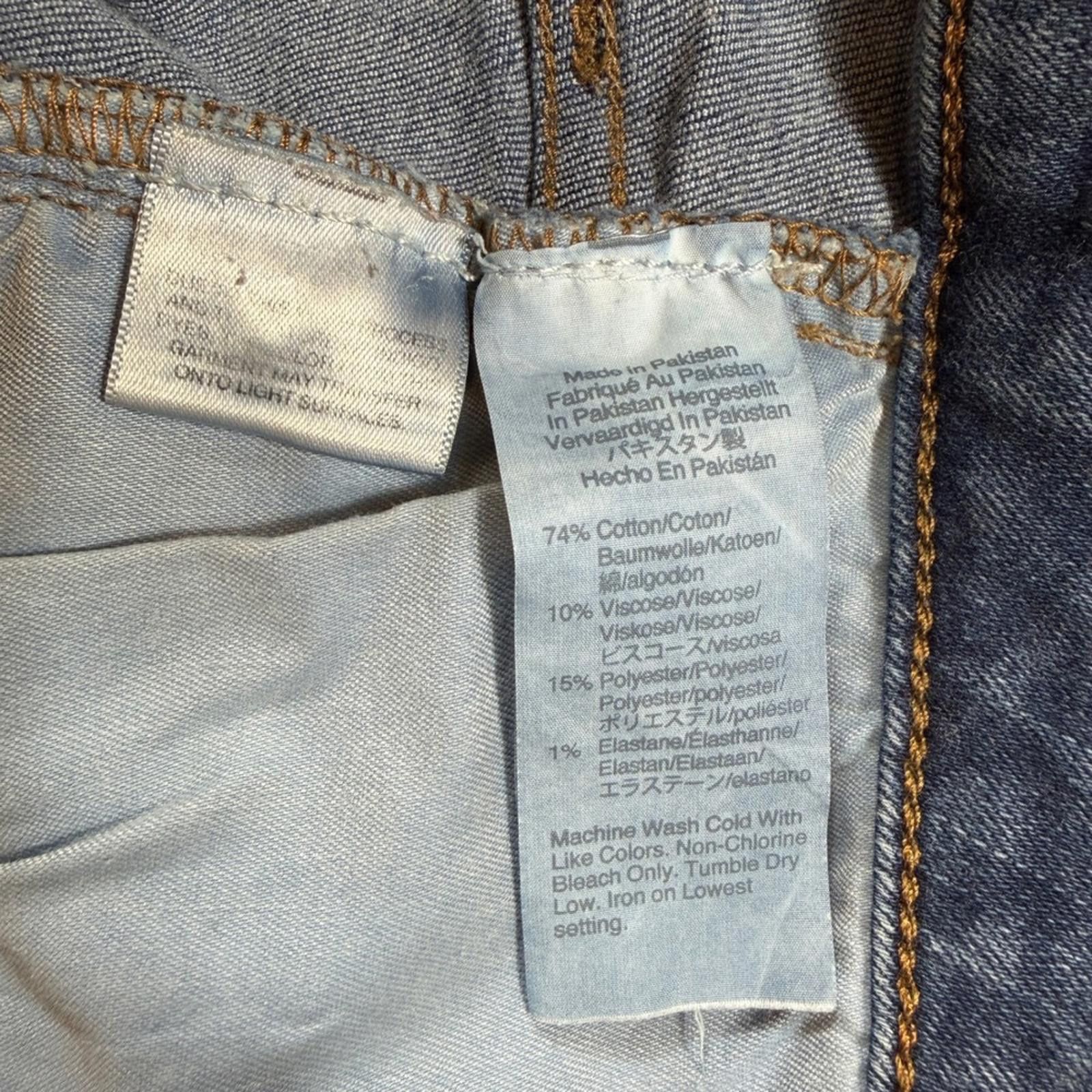 Madewell Madewell Jeans Womens 32 Raw Hem Cropped Straight Leg Size 32" / US 10 / IT 46 - 7 Thumbnail