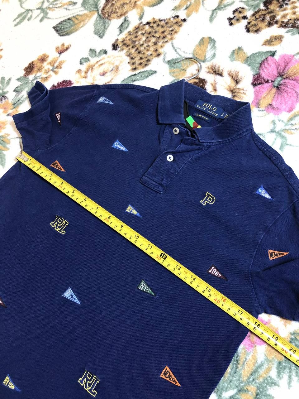 Polo Ralph Lauren Polo Ralph Lauren Designer Monogram Logo T Shirt Size US S / EU 44-46 / 1 - 11 Thumbnail