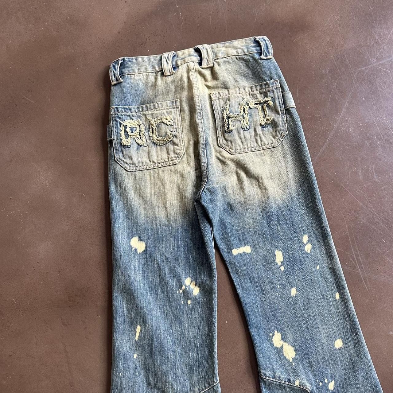If Six Was Nine RCHT UK Distressed Bootcut 16oz Japanese Denim Jeans Size 28" / US 6 / IT 42 - 5 Thumbnail