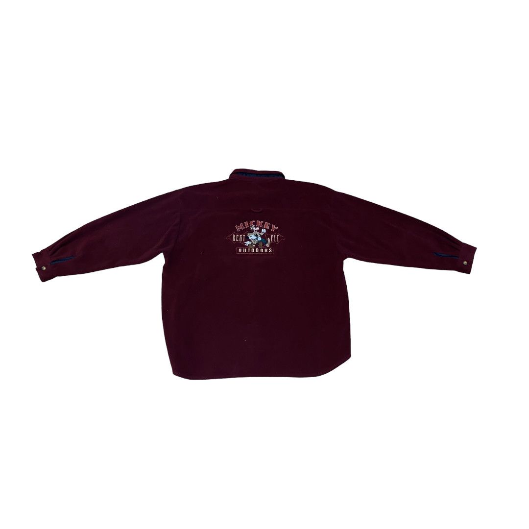Disney × Vintage Vintage Disney Outdoor Fleece Shirt Size US XXL / EU 58 / 5 - 3 Thumbnail
