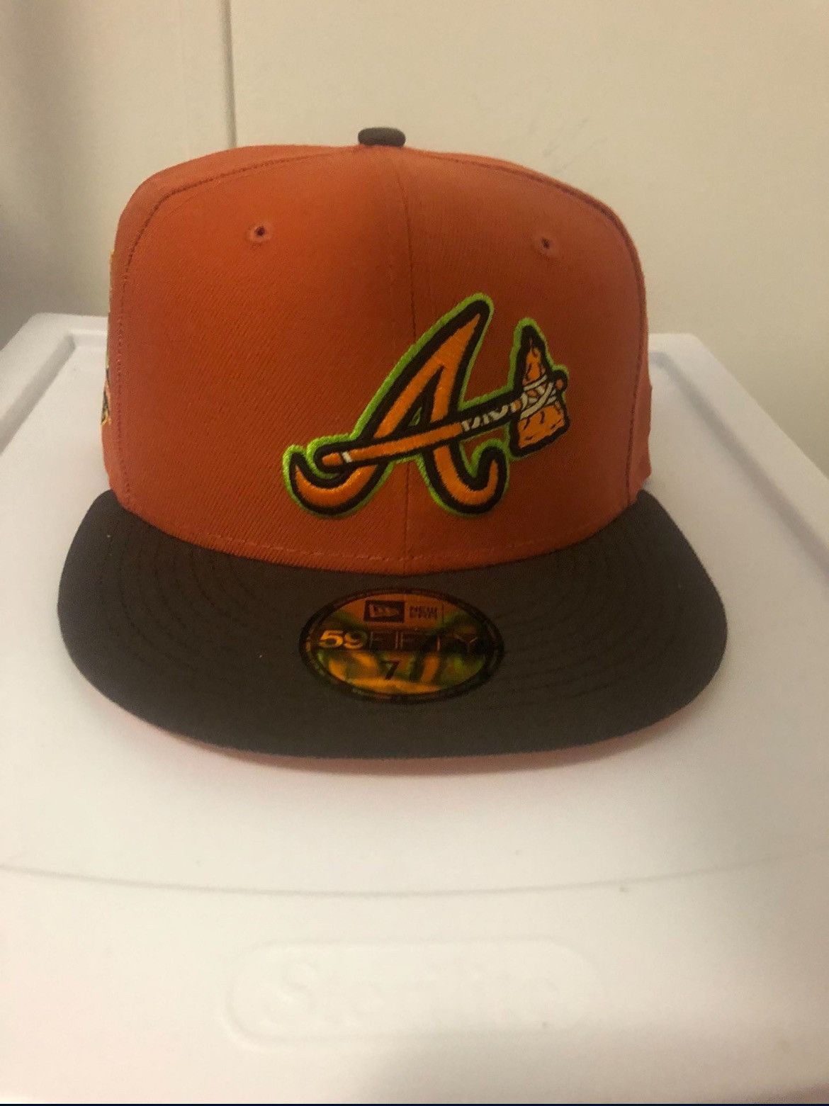 Hat Club atlanta braves fitted 7 3/8 Size ONE SIZE - 1 Thumbnail
