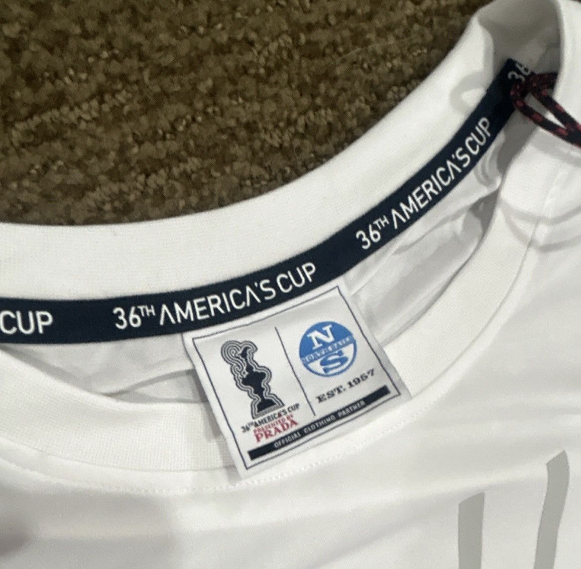 Prada Prada X North Sails 36th America's Cup Logo Jersey T-Shirt Size US XL / EU 56 / 4 - 3 Thumbnail