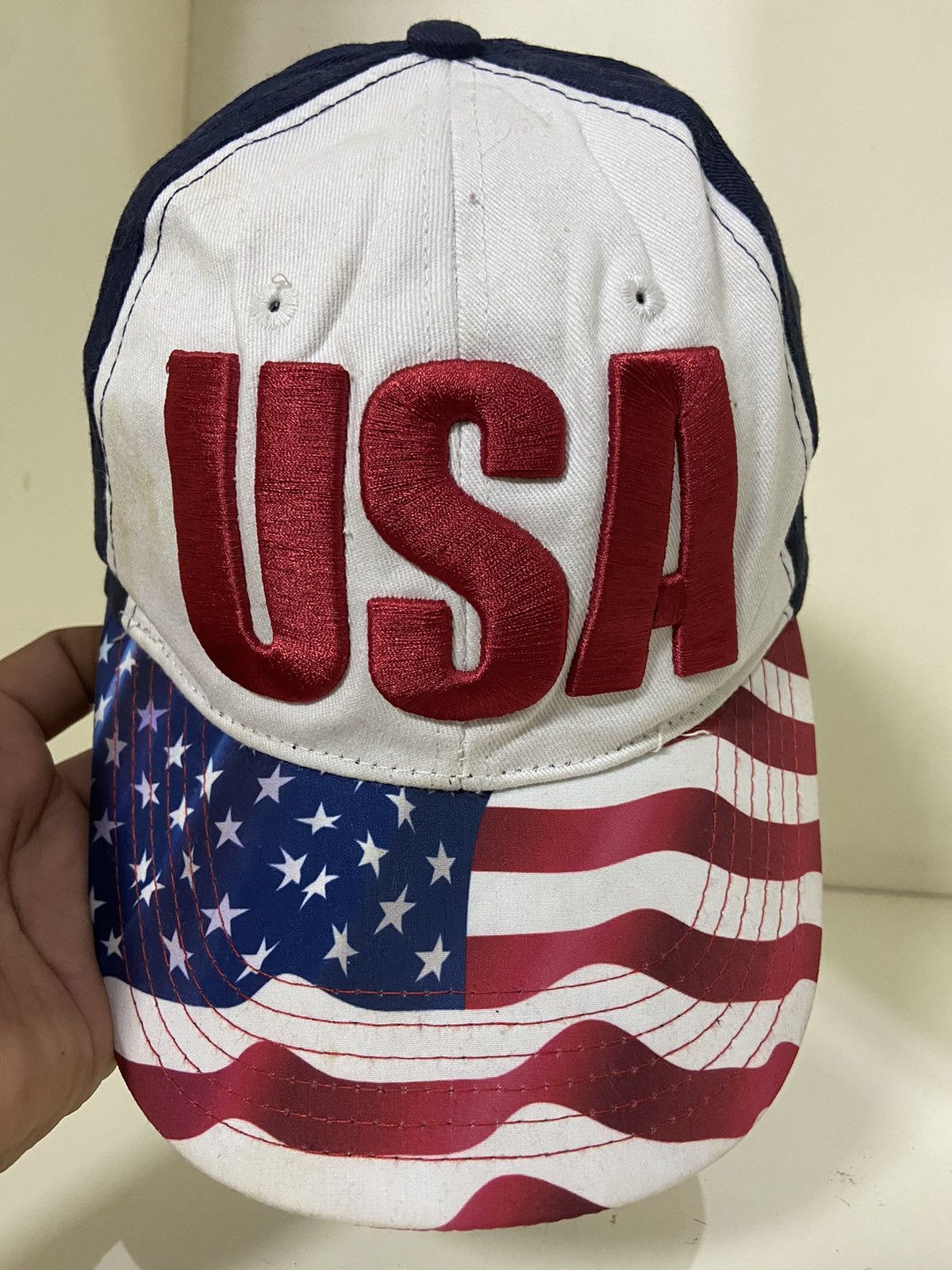 Hysteric Glamour × Japanese Brand American crown hat embroidered USA flag Big logo Size ONE SIZE - 2 Thumbnail