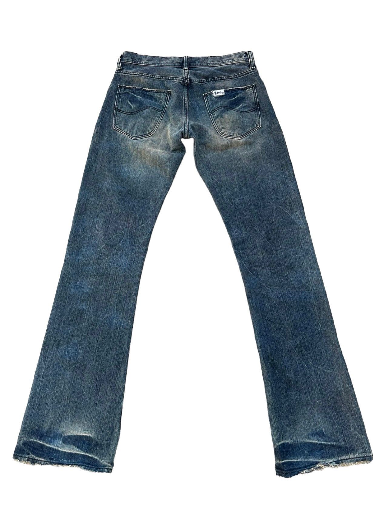 Japanese Brand × Lee × Vintage Vintage Lee X Japan Mud Wash Denim Flare Jeans Size US 29 - 2 Thumbnail