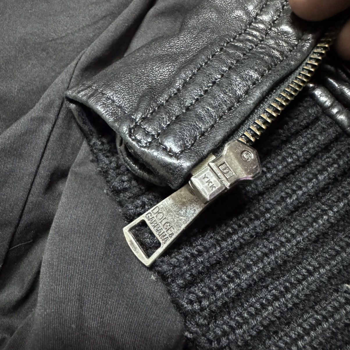 Dolce & Gabbana Vintage Dolce & Gabbana Black Leather Jacket Multipocket Size US M / EU 48-50 / 2 - 17 Thumbnail