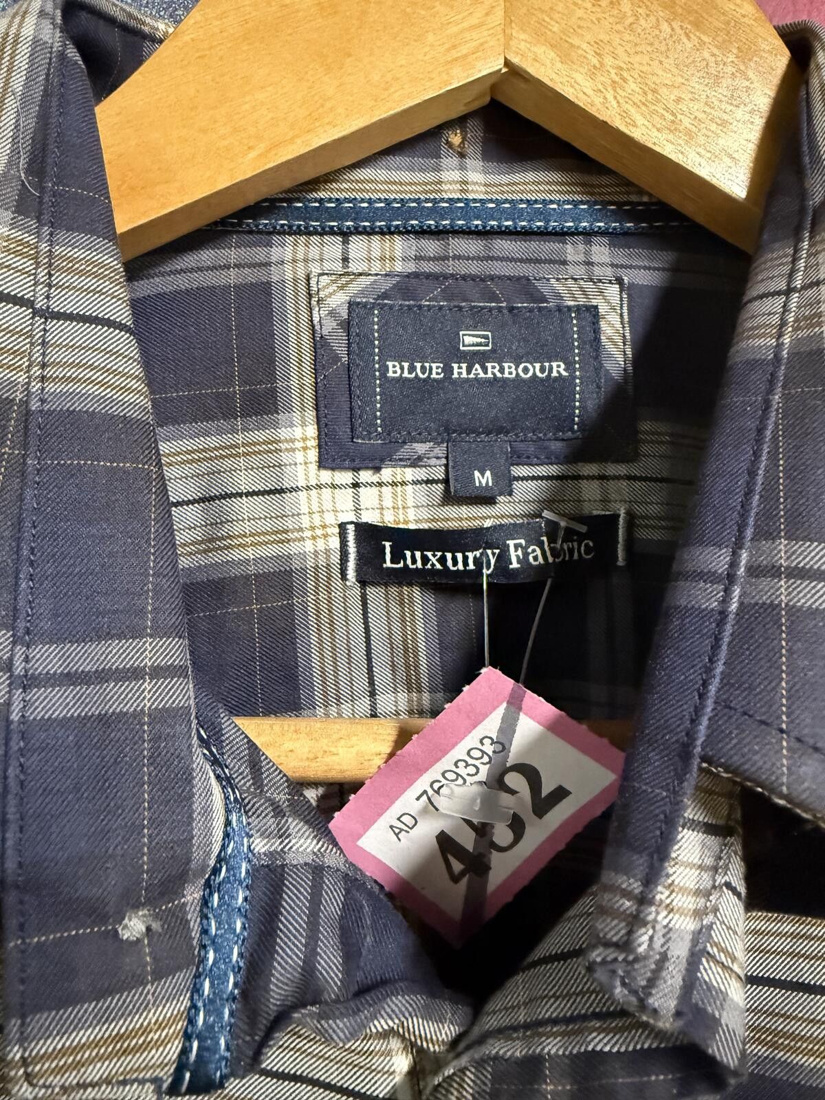Other Blue harbour Men’s luxury Fabric Check shirt Size US M / EU 48-50 / 2 - 2 Thumbnail