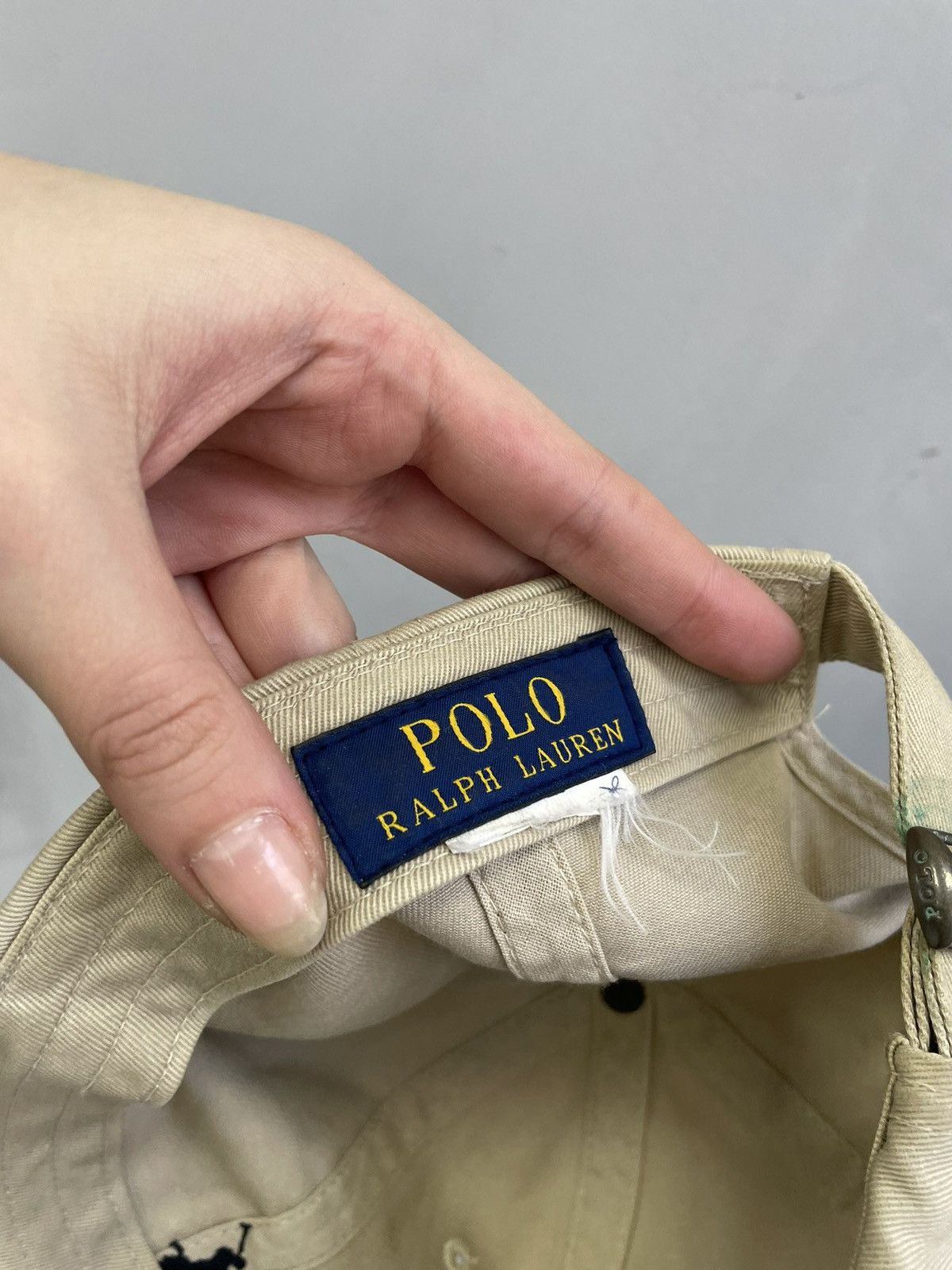 Polo Ralph Lauren Polo Ralph Lauren Beige Classic Logo Cap y2k Size ONE SIZE - 12 Thumbnail
