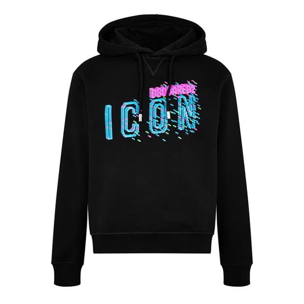 image of Dsquared2 O1G2R1Mq0424 Hoodies In Black, Men's (Size Large)