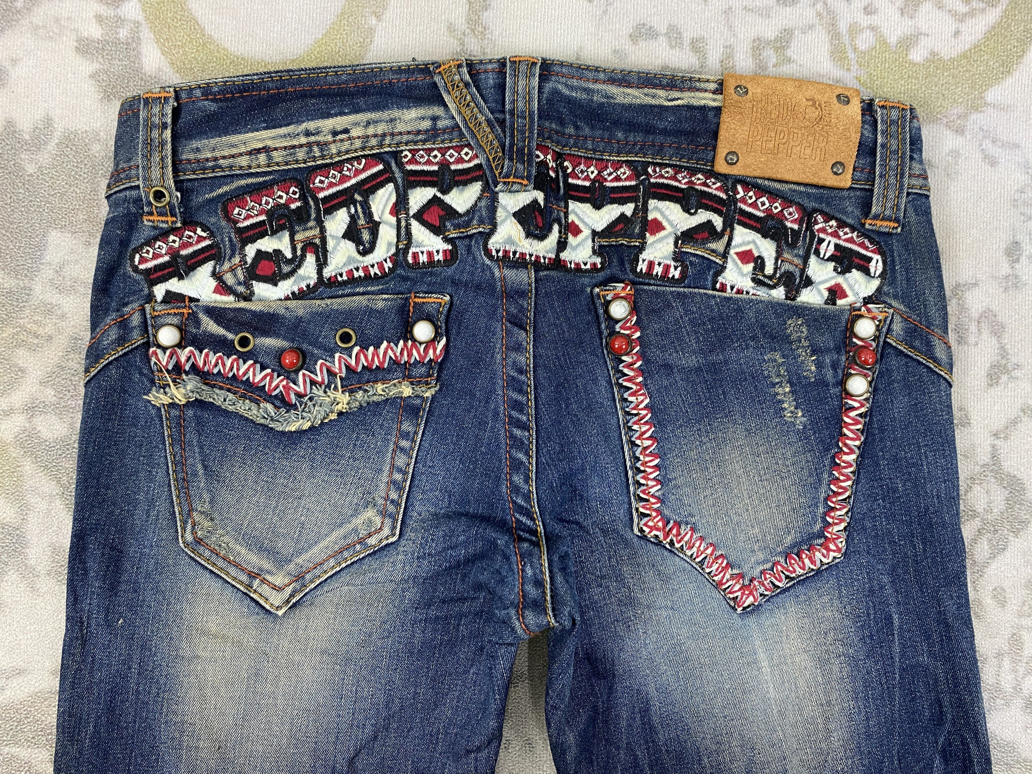 Hysteric Glamour Rare Vintage Redpepper Flare Jeans 33x33 Denim-JN3470 Size US 33 - 4 Thumbnail