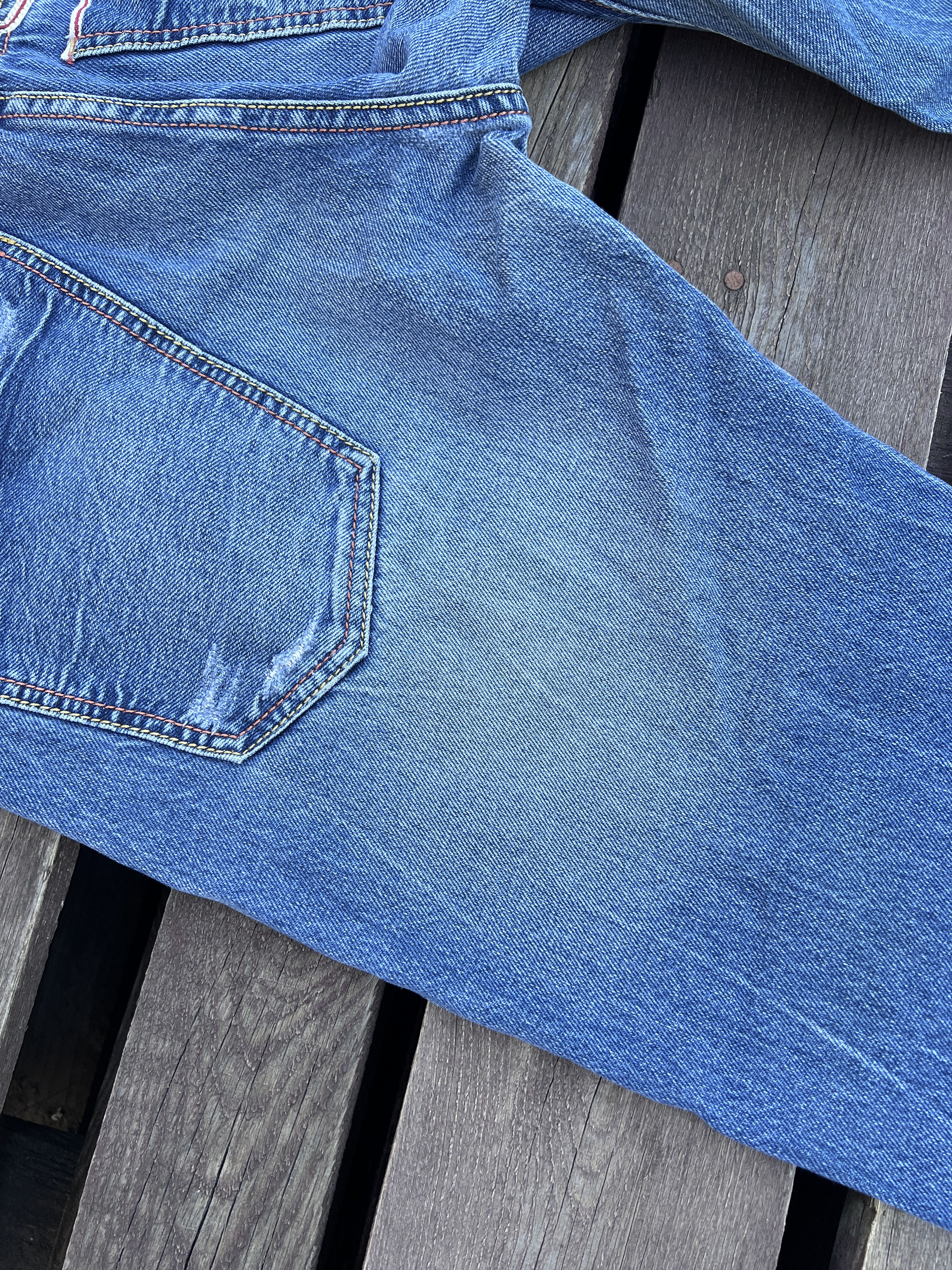 Vintage Vintage Y2K 883 Police Avant Garde Distressed Denim Jeans Size US 34 / EU 50 - 6 Thumbnail