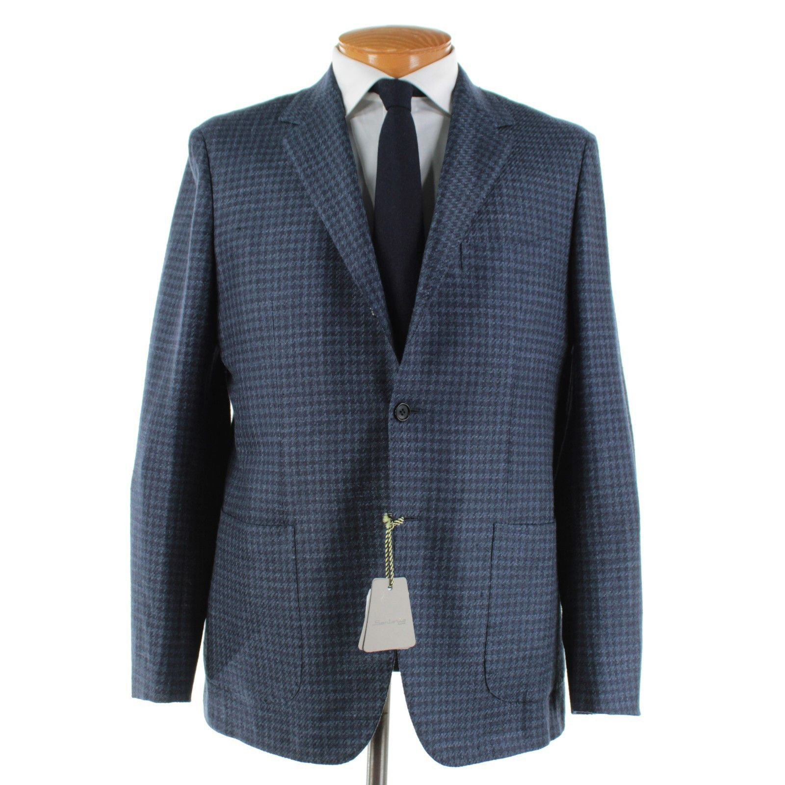 SARTORIO Sartorio Sport Coat Size 44 US in Blue Size 44R - 1 Thumbnail