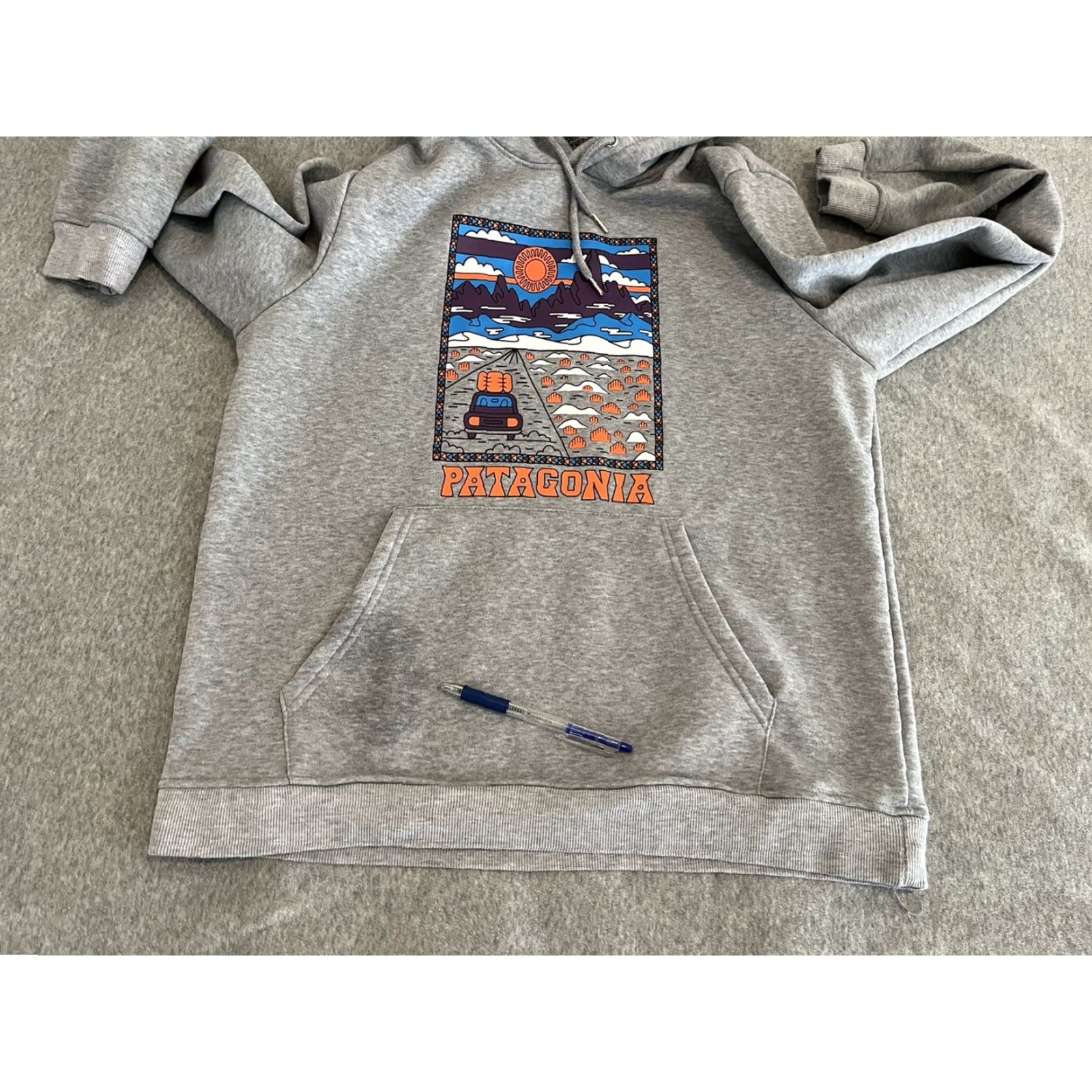 Patagonia Patagonia Hoodie Gray Medium Men Pullover Summit Road Sweatshirt Shirt Outdoor Camping 90s Mens Size US M / EU 48-50 / 2 - 4 Thumbnail