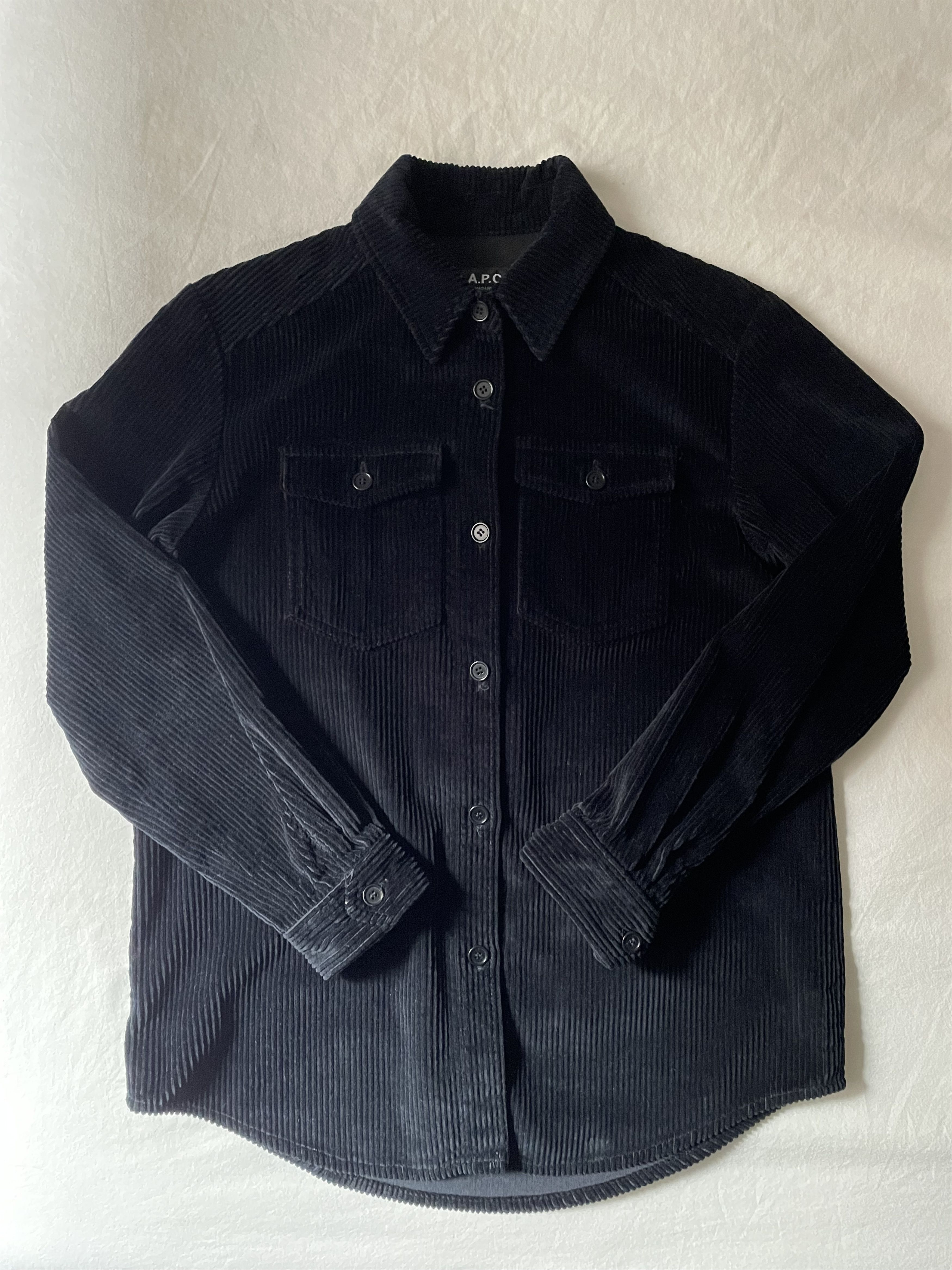 A.P.C. A.P.C Corduroy Button Up Shirt Size XXS / US 00 / IT 34 - 1 Thumbnail