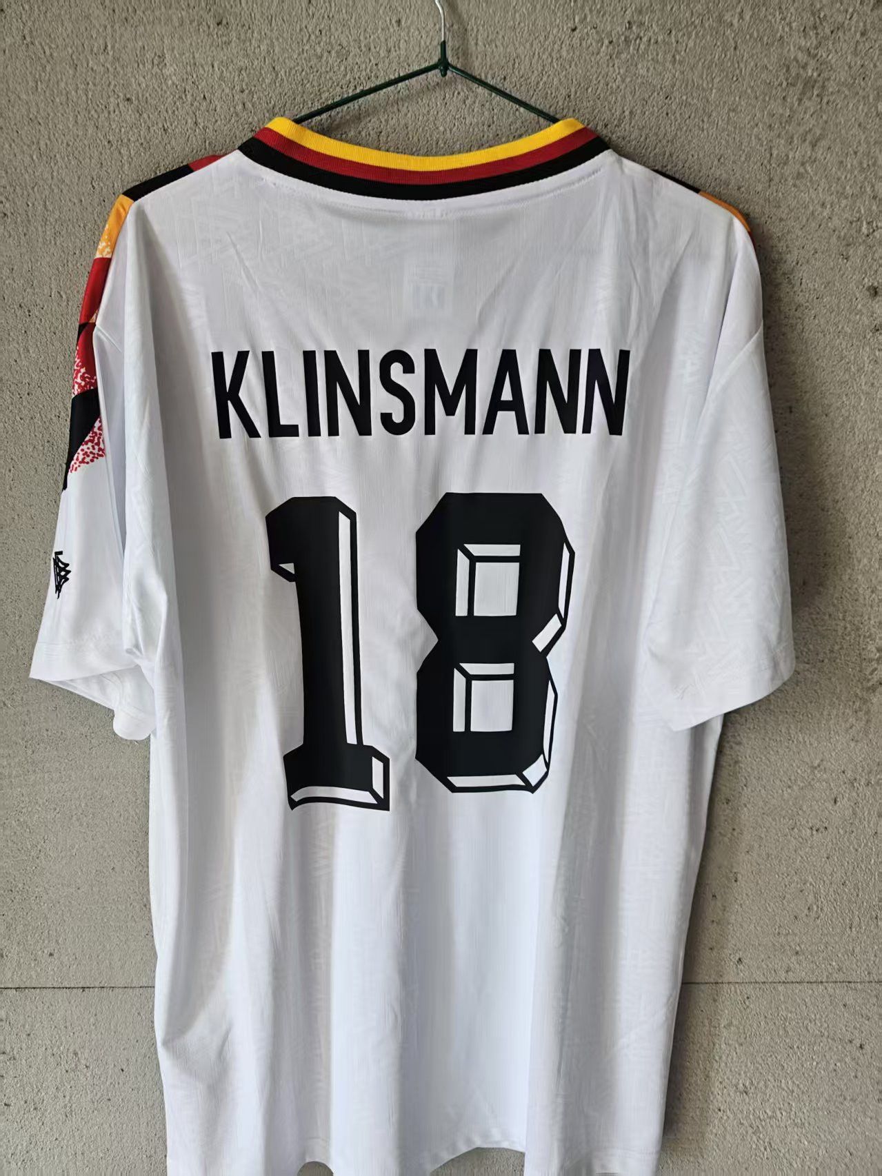 Other 1994 Germany #18 Klinsmann Jersey Size US XL / EU 56 / 4 - 5 Thumbnail