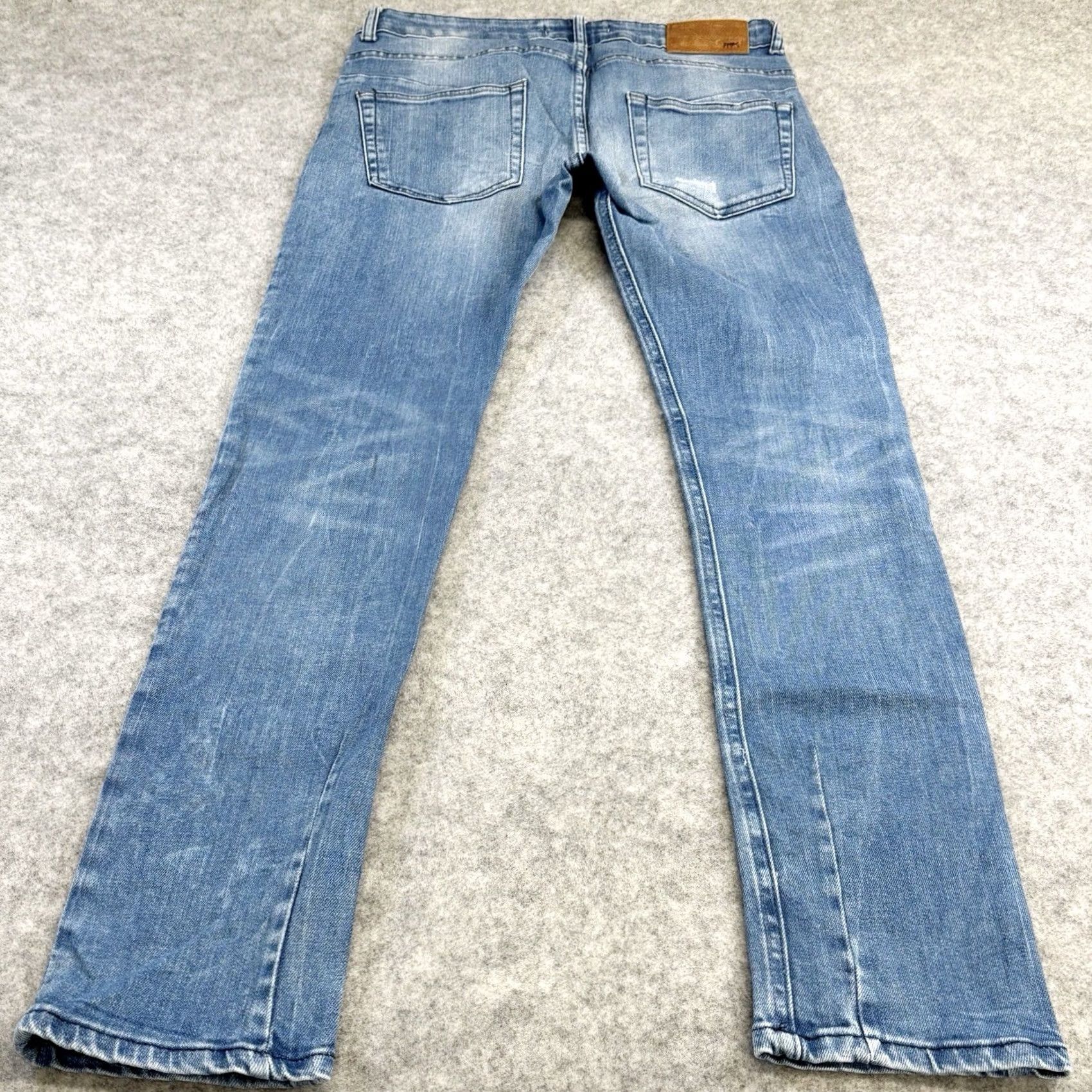 Zara Zara Man skinny jeans W30” L31” ripped distressed blue men’S pre loved Size US 30 / EU 46 - 7 Thumbnail