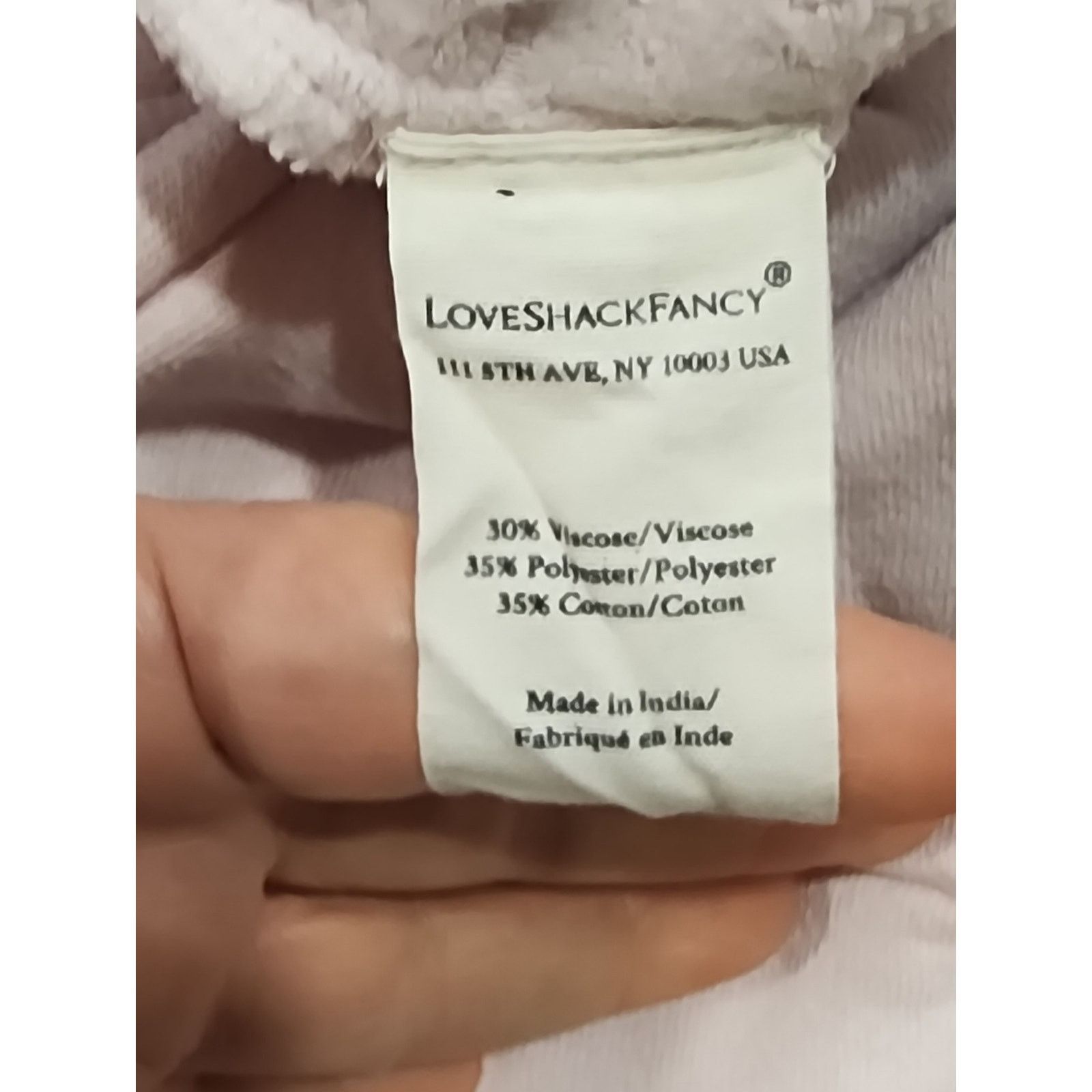 LoveShackFancy LoveShackFancy Light Pink Cozy Drawstring Lounge Shorts XS Size 25" / US 0 / IT 36 - 4 Thumbnail