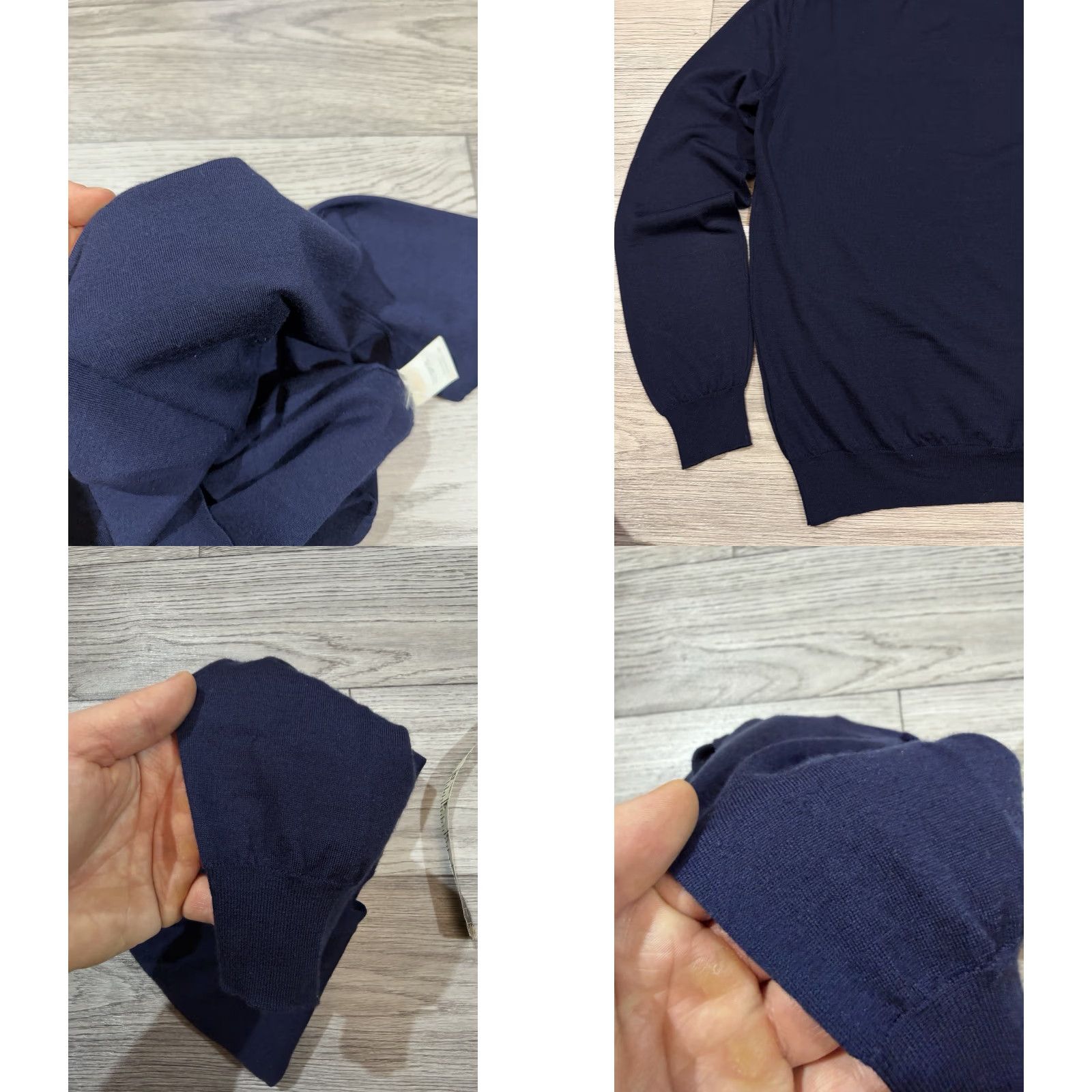 Vintage Maurizio Baldassari Wool Sweater Navy Crew Neck Mens Size S Size US S / EU 44-46 / 1 - 10 Thumbnail
