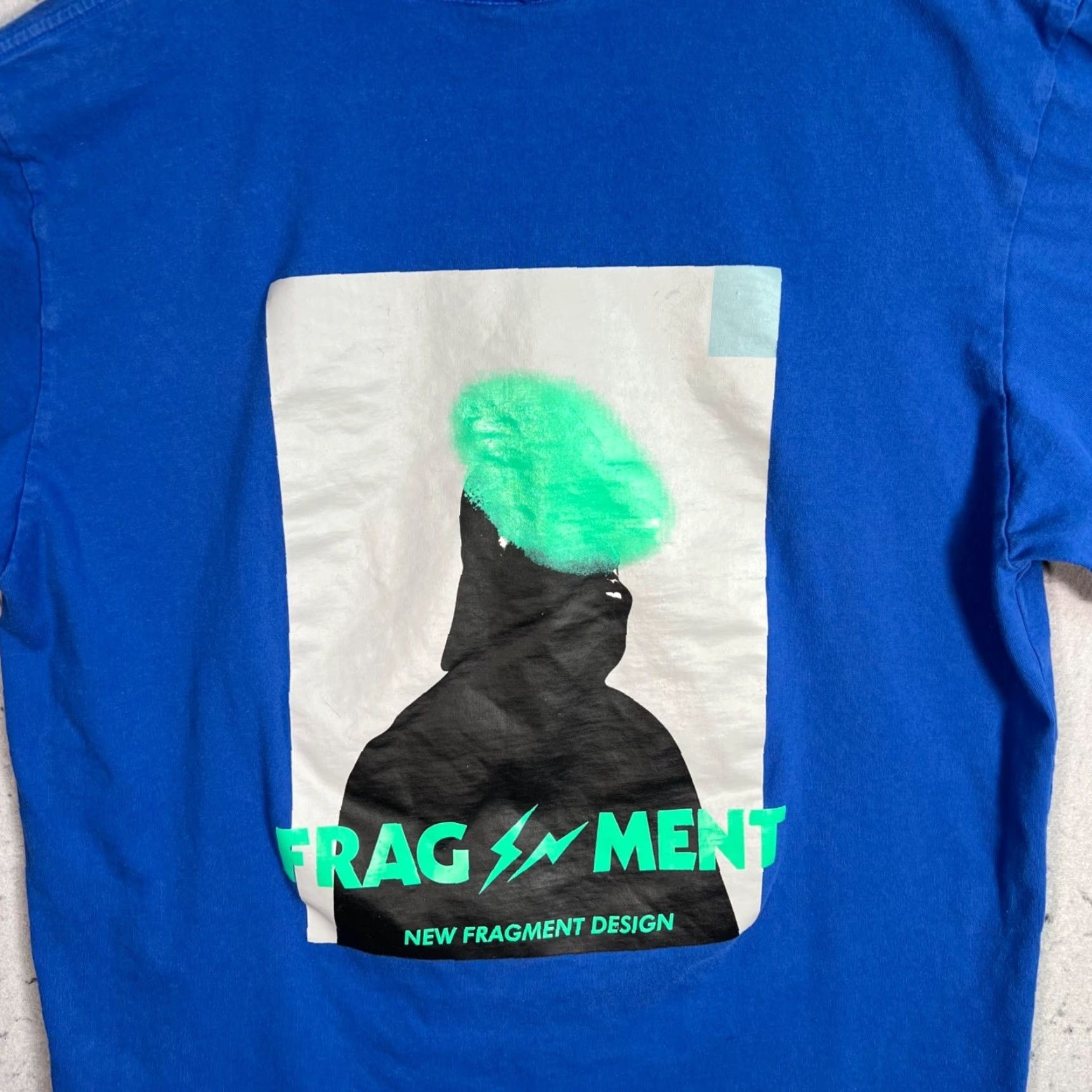 Fragment Design VINTAGE Fragment Design Blue Graphic Crewneck T-Shirt Medium Mens Streetwear 90s Size US M / EU 48-50 / 2 - 7 Thumbnail