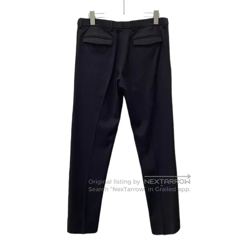Dior Dior Black side webbing wool casual trousers Size US 30 / EU 46 - 2 Thumbnail