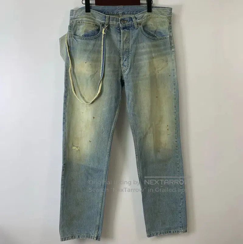 Maison Margiela Maison Margiela Light Blue Casual Men's Pants . Size US 32 / EU 48 - 1 Thumbnail