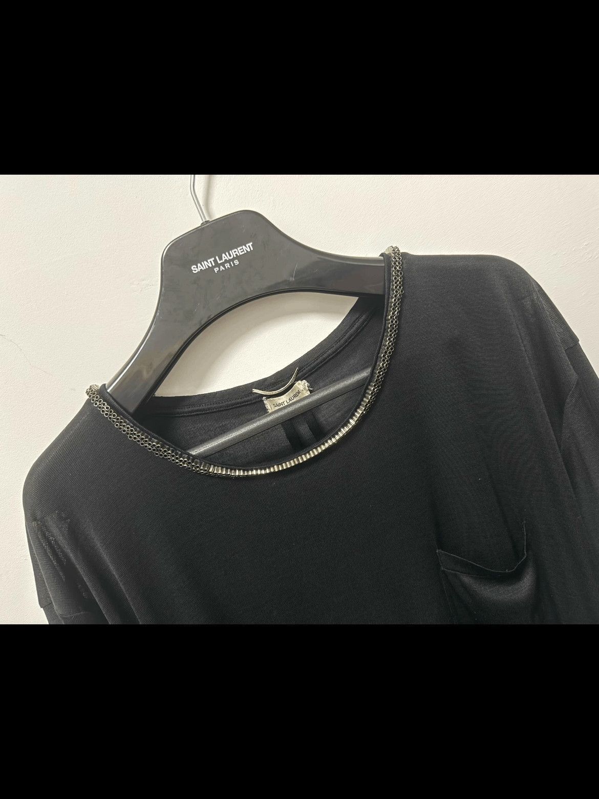 Other Saint Laurent Paris by Hedi 13AW Runway Tee-2508 Size US XL / EU 56 / 4 - 4 Thumbnail
