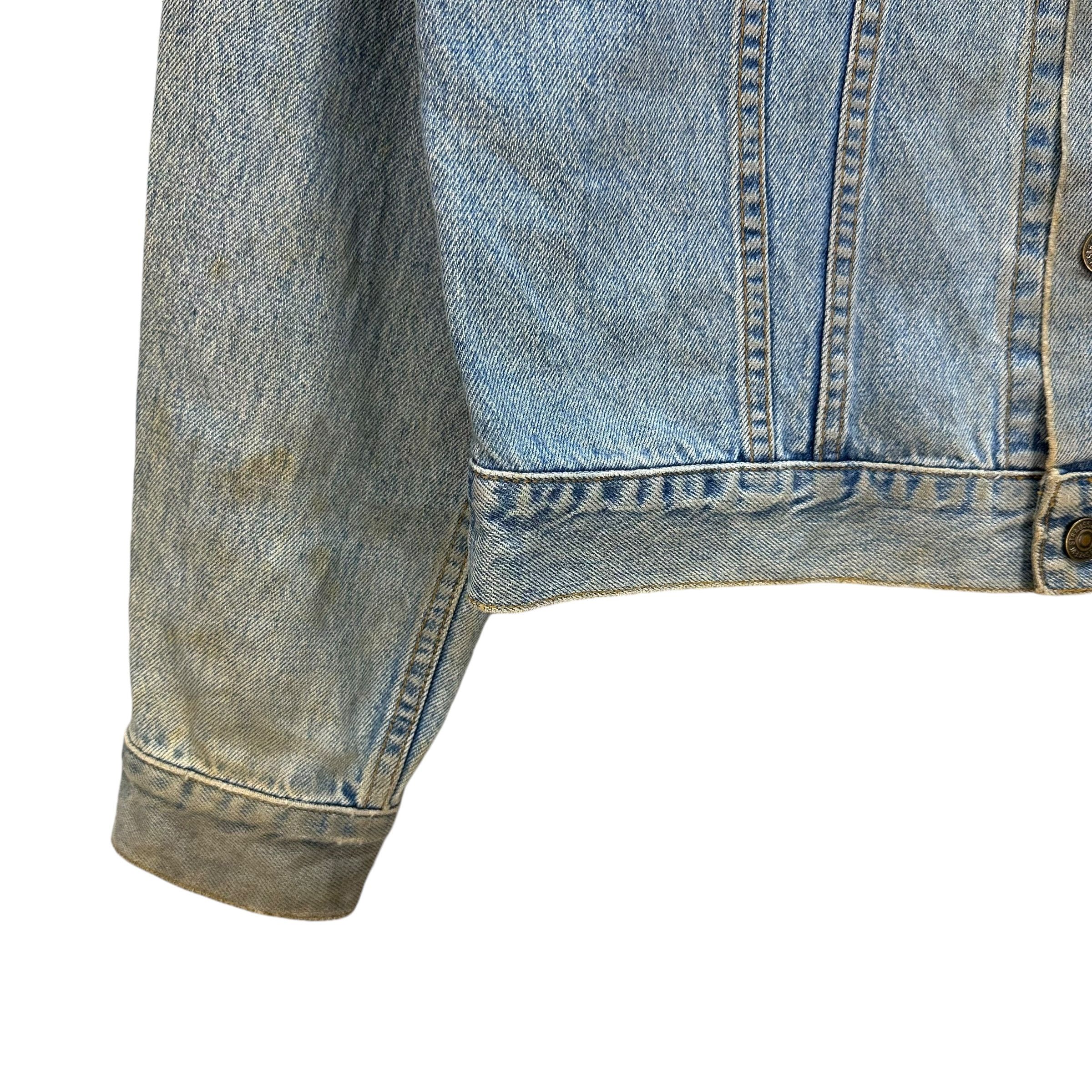 Levi's Vtg Levis 70606 Denim Jacket Orange Tab Type 3 #A61-1396 Size US L / EU 52-54 / 3 - 5 Thumbnail