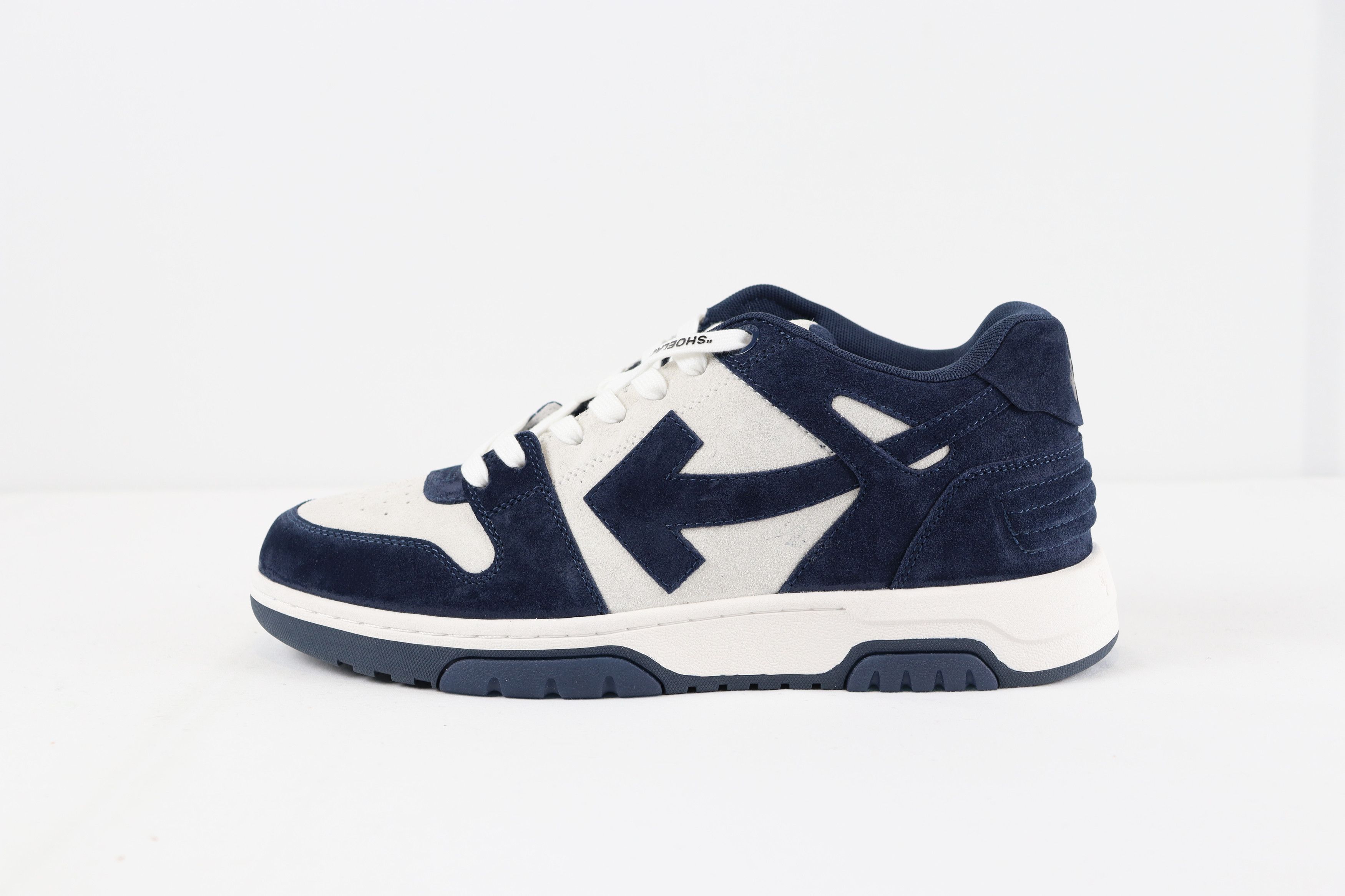 image of Off White O1Rshd Out Of Office Sneakers In Dark Blue / White in Dark Blue/White, Men's (Size 7)