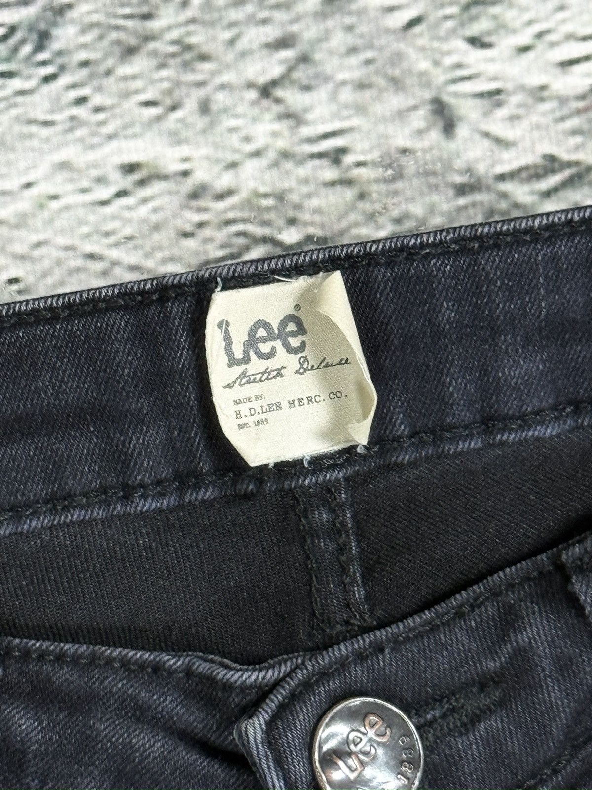 Lee Lee skinny jeans denim pants Y2K black Size 27" / US 4 / IT 40 - 10 Thumbnail