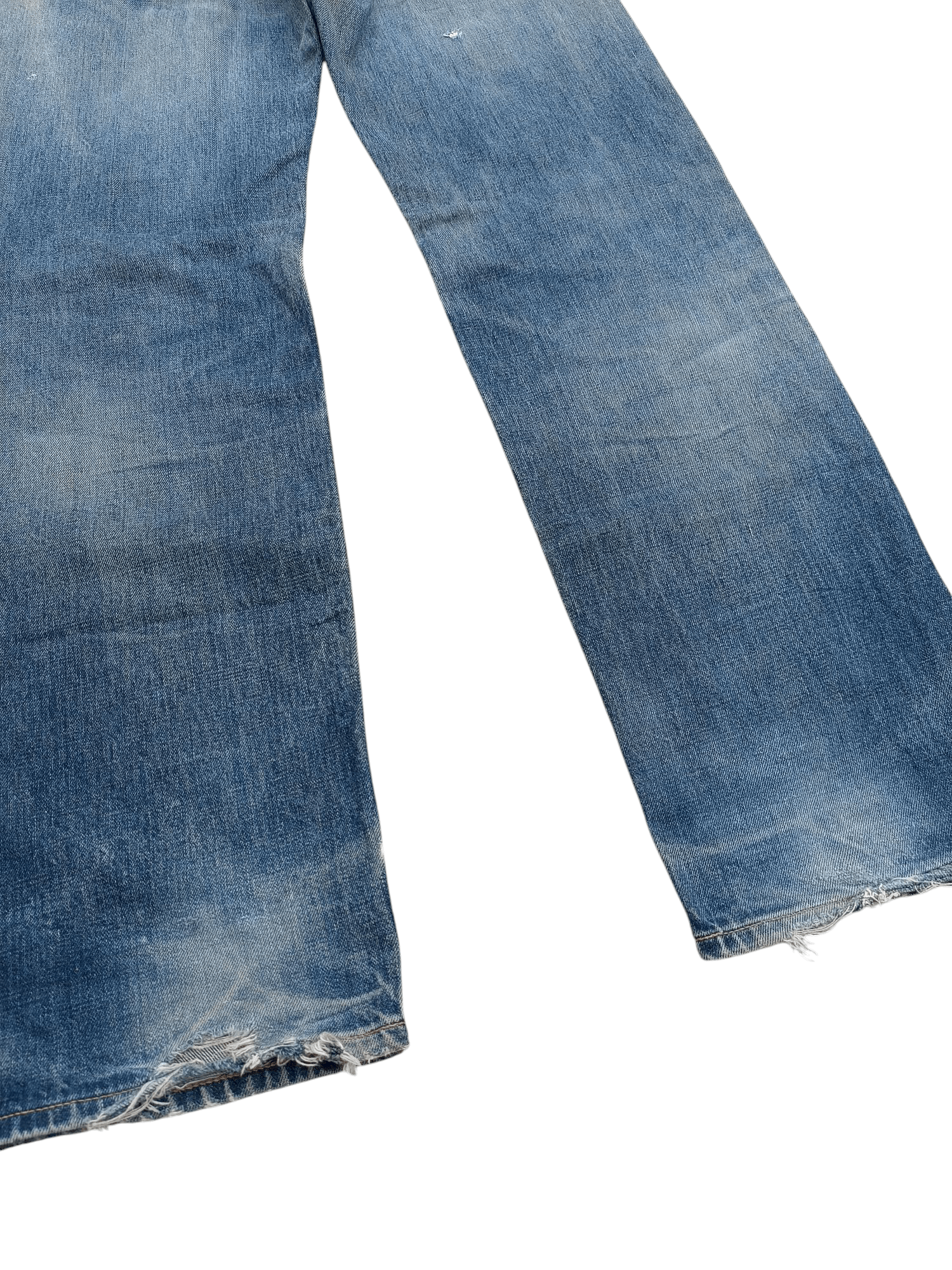 Edwin × Japanese Brand VINTAGE 505 Edwin Selvedge Jeans Distressed Orange Tab E249 Size US 28 / EU 44 - 10 Thumbnail