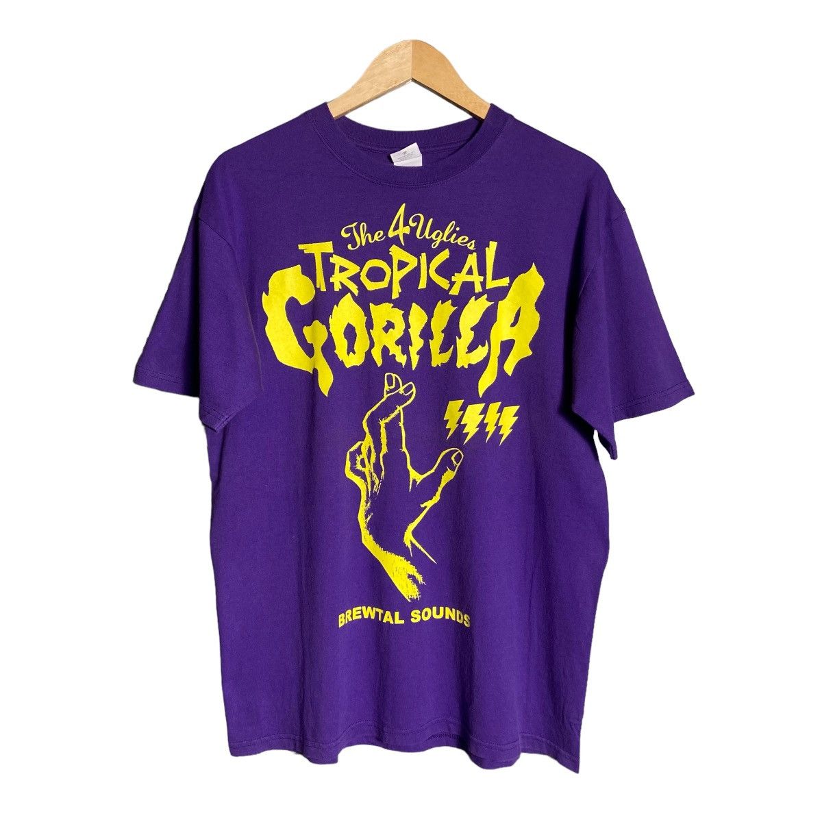 Band Tees × Vintage Vintage Tropical Gorilla Punk Band Tee / Black Flag Size US L / EU 52-54 / 3 - 1 Thumbnail