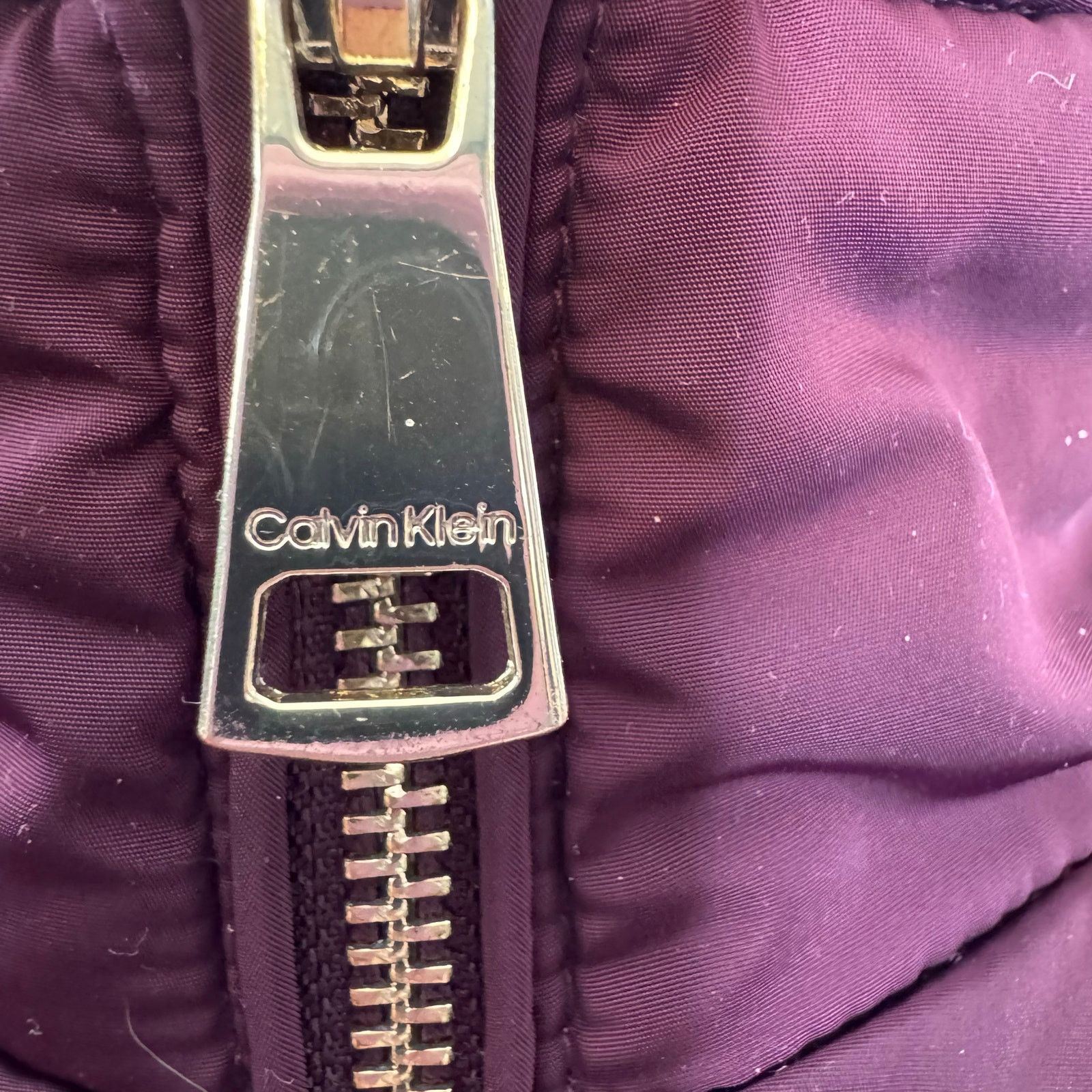 Calvin Klein Calvin Klein Purple Puffer Vest Quilted Vest Stretch Panel S Size S / US 4 / IT 40 - 4 Thumbnail