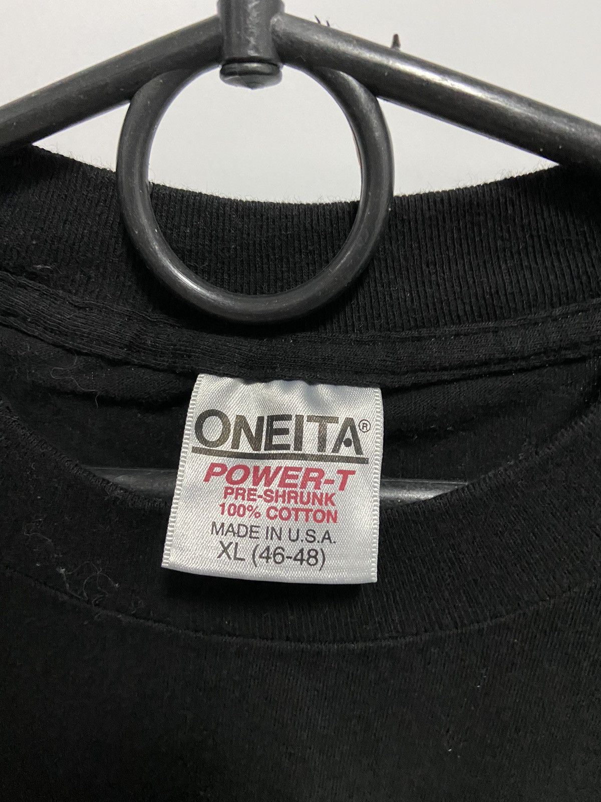 Vintage Red dwarf oneita 1993 big print logo t shirt movie USA 🇺🇸 Size US XL / EU 56 / 4 - 6 Thumbnail