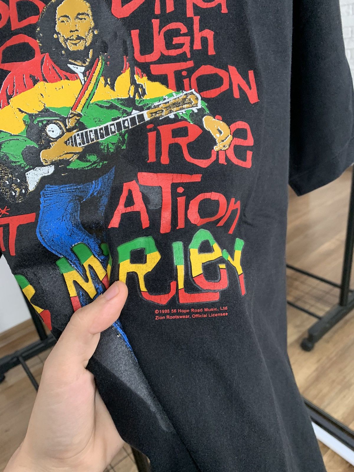 Bob Marley 1998 Bob Marley Vintage T-Shirt Tee Size US L / EU 52-54 / 3 - 5 Thumbnail