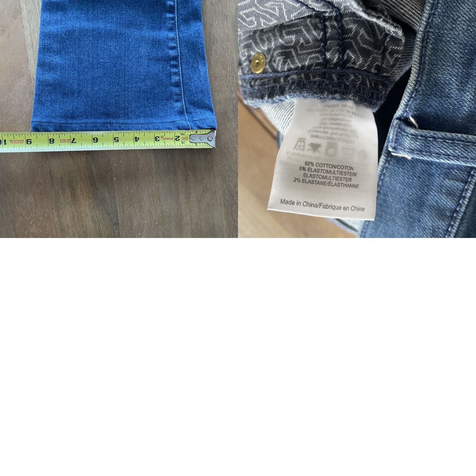 Tory Burch Tory Burch Jeans Womens Flared Leg 24x28 Denim Medium Wash 5-Pocket Regular Mid Rise Cotton Spandex Blue Logo Zipper Button Size 42" / US 20 - 8 Thumbnail