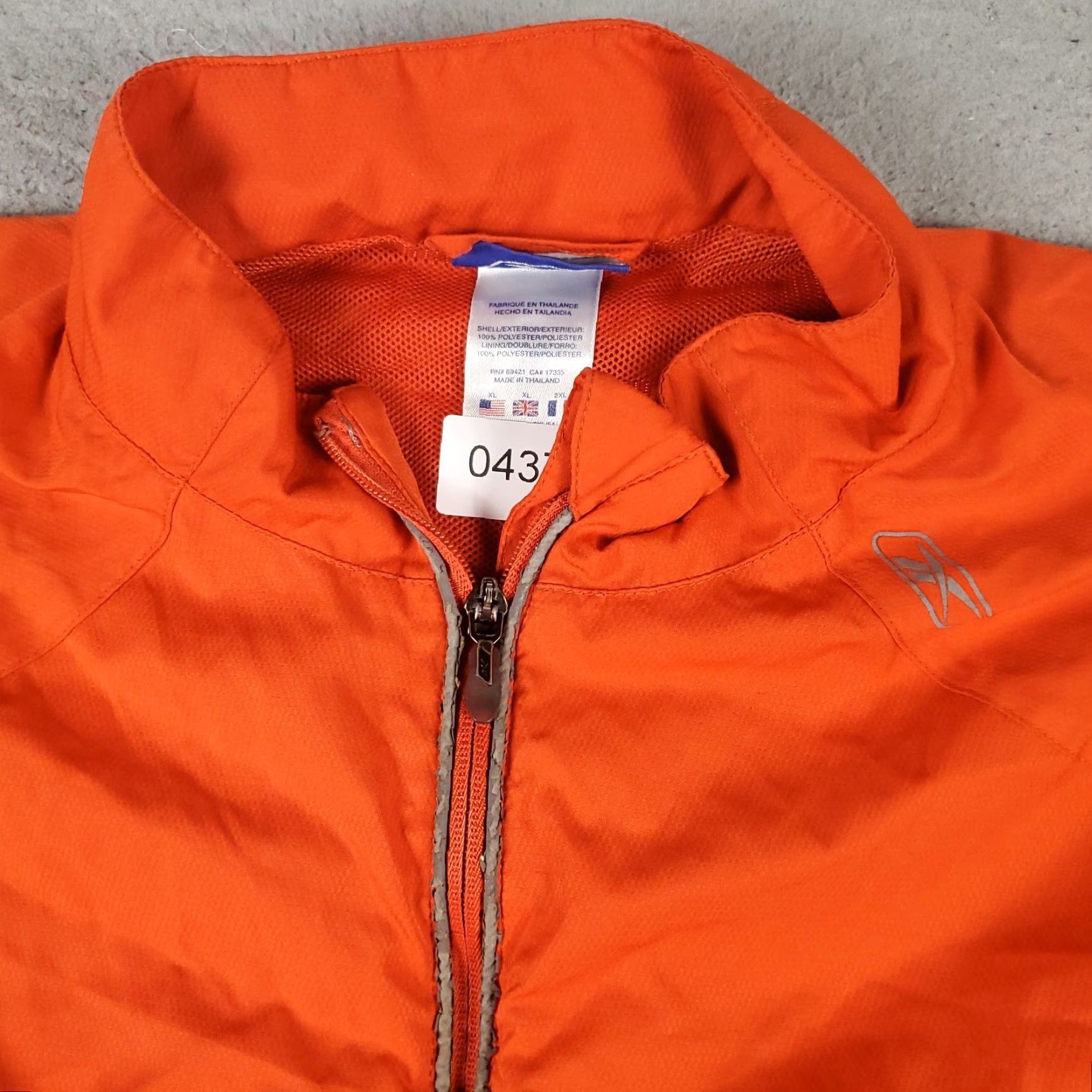 Reebok Reebok Jacket Mens XL Orange Full Zip Windbreaker Windbreaker / Jacket (Activewear, Casual) Mens XL Orange Classic Modern Outdoor Sports Size US XL / EU 56 / 4 - 2 Thumbnail