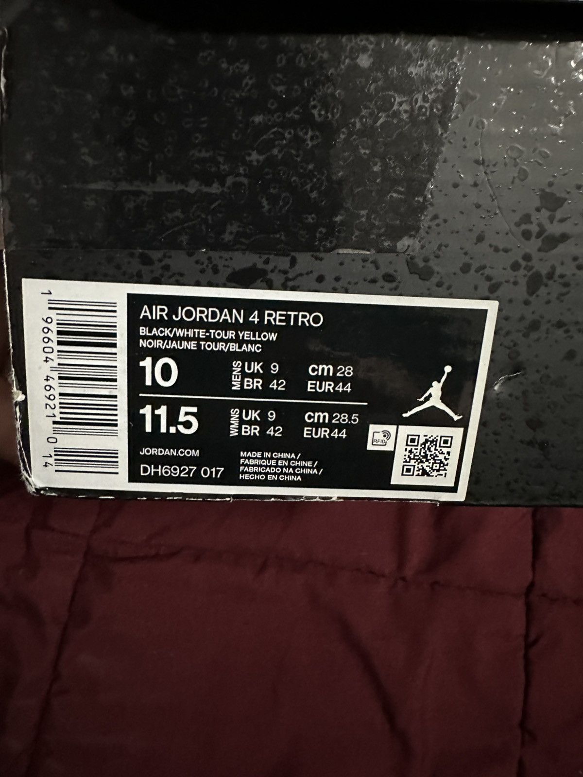 Jordan Brand Jordan 4 yellow thunder ⛈️ Size US 10 / EU 43 - 7 Thumbnail