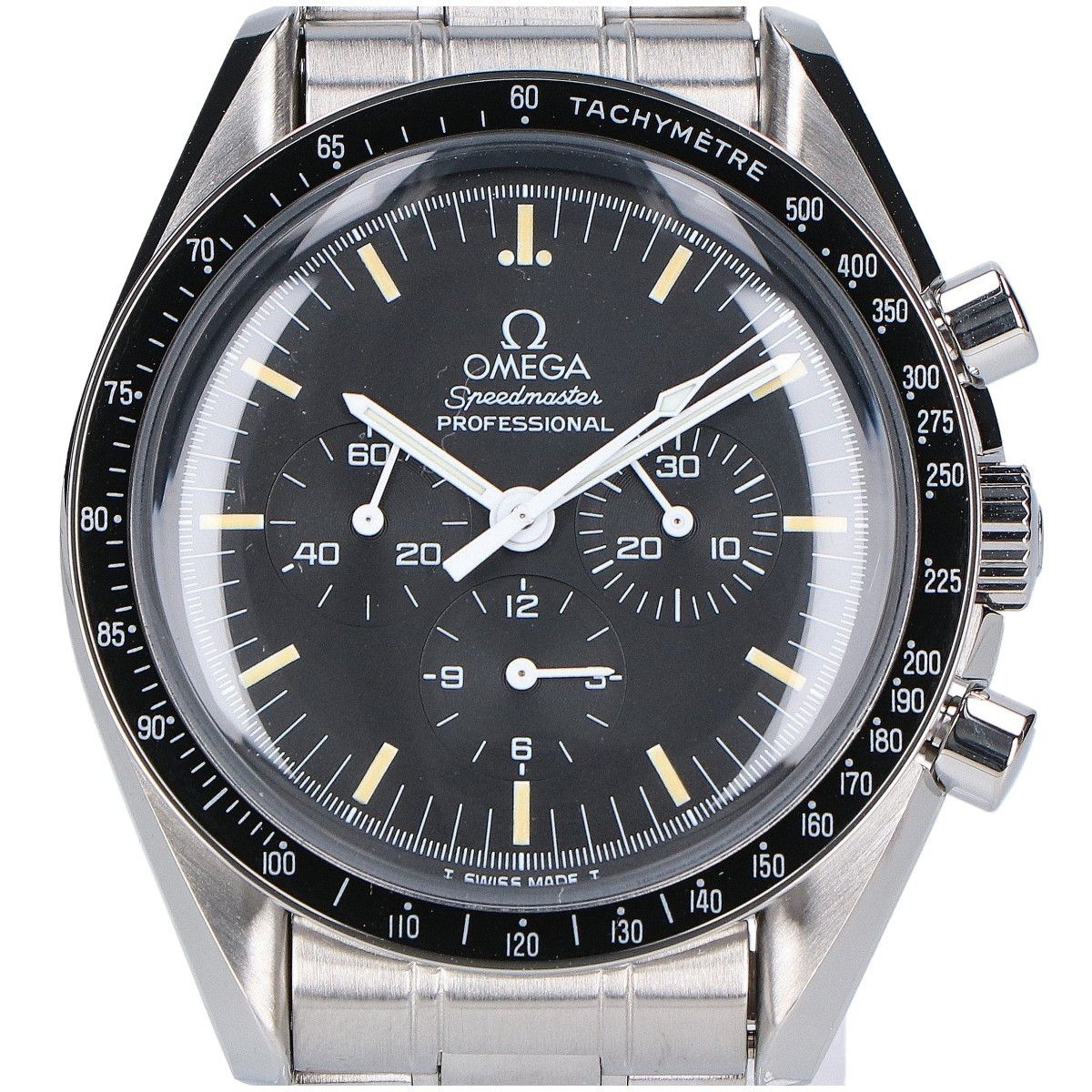 Omega Omega OMEGA Speedmaster Professional Moonwatch Stainless Steel Chronograph Metal Other 345.0808 DUTY FREE for USA Size ONE SIZE - 1 Thumbnail